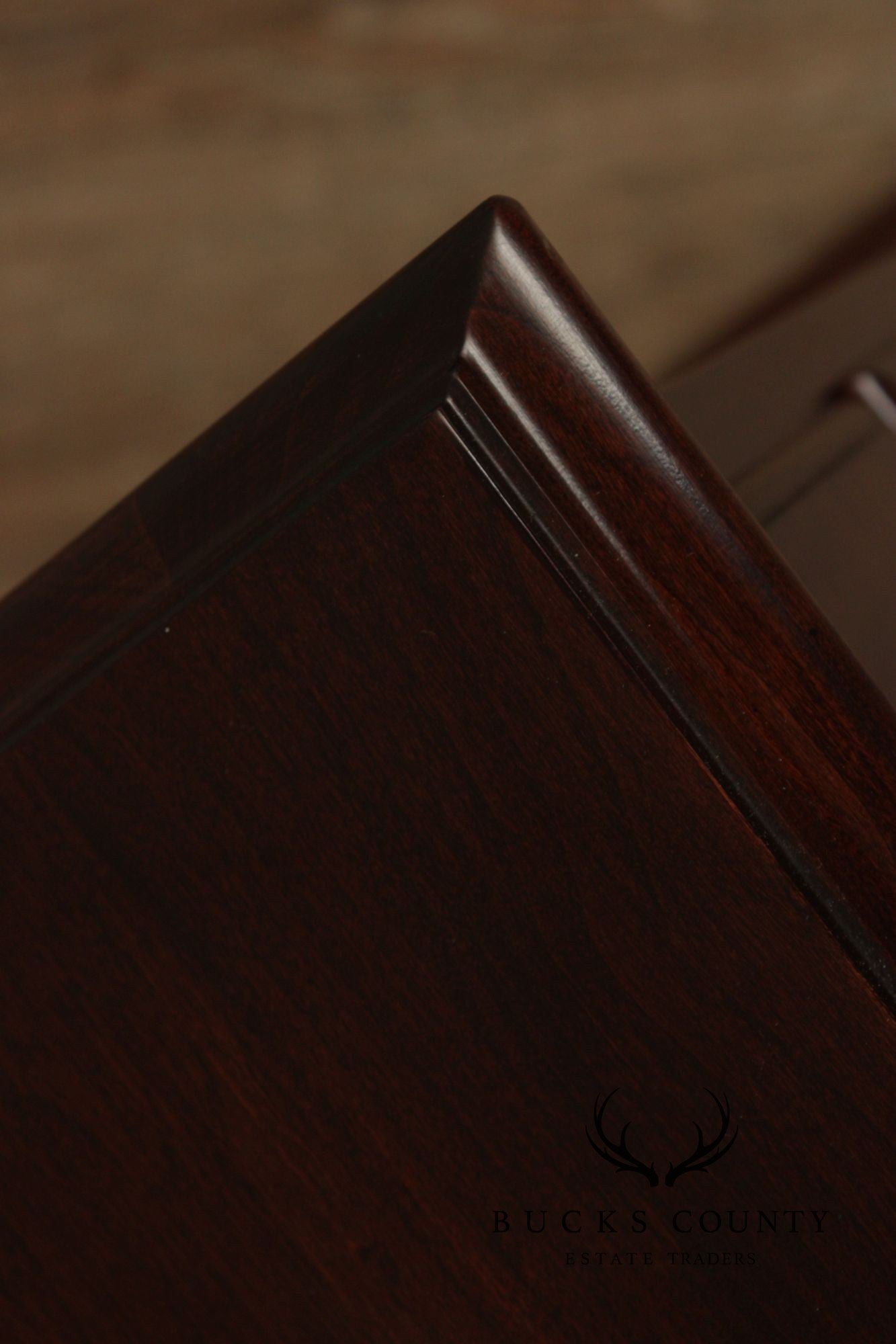 Ethan Allen Georgian Court Pair of Cherry Nightstands Chests