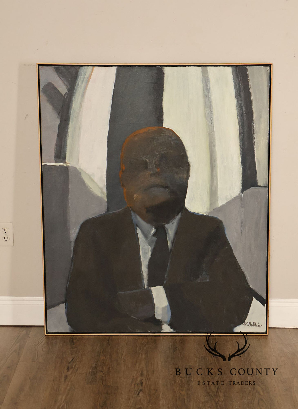 Anne Cooper Dobbins Oil Painting, 'The Master Builder'