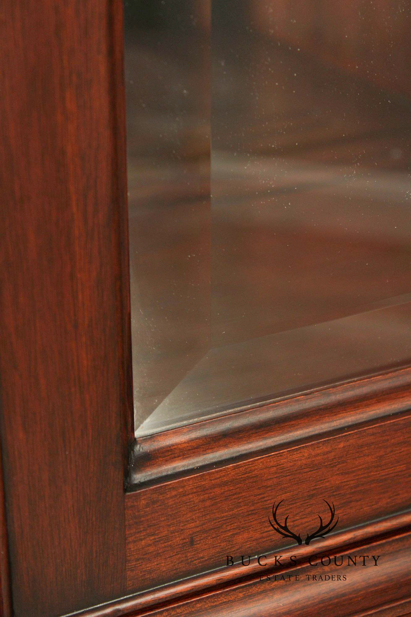 Henkel Harris Regency Style Mahogany Breakfront China Cabinet