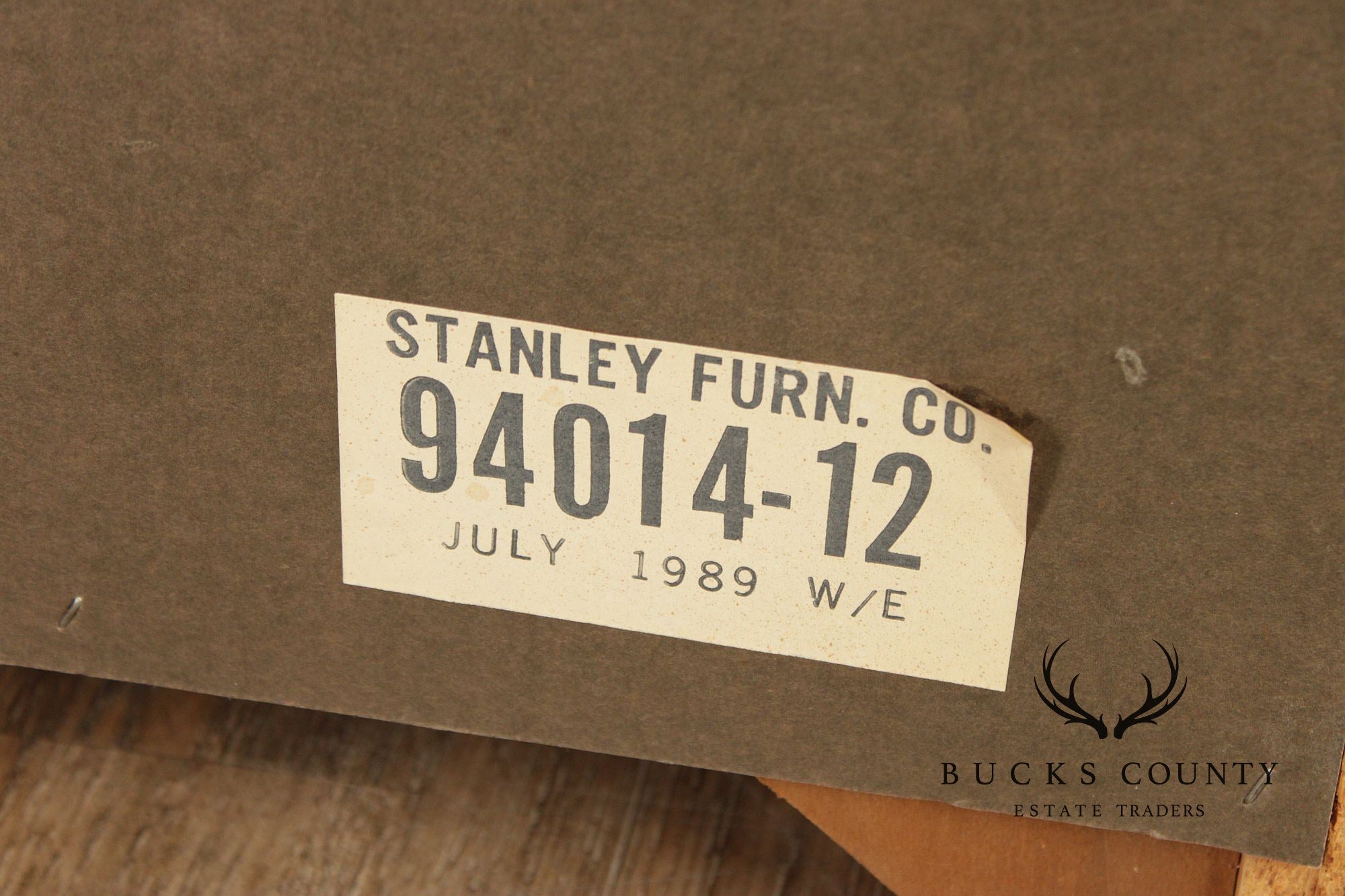 Stanley Furniture Pine and Wicker Chest of Drawers