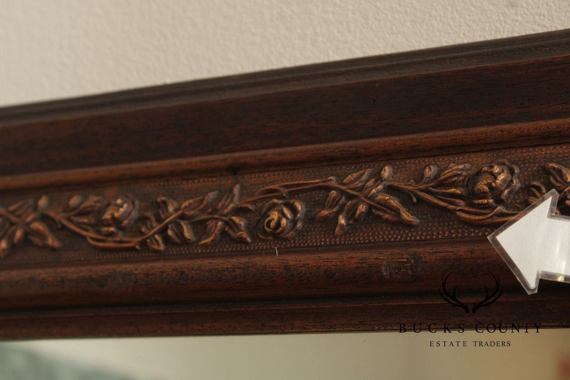 George Morton Whisky Etched and Reverse Painted Pub Mirror