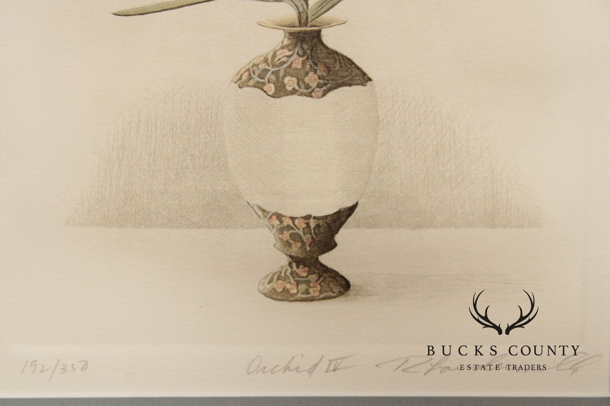 Rick Loudermilk Pair of Signed Limited Edition Prints, 'Orchid III' & 'Orchid IV'