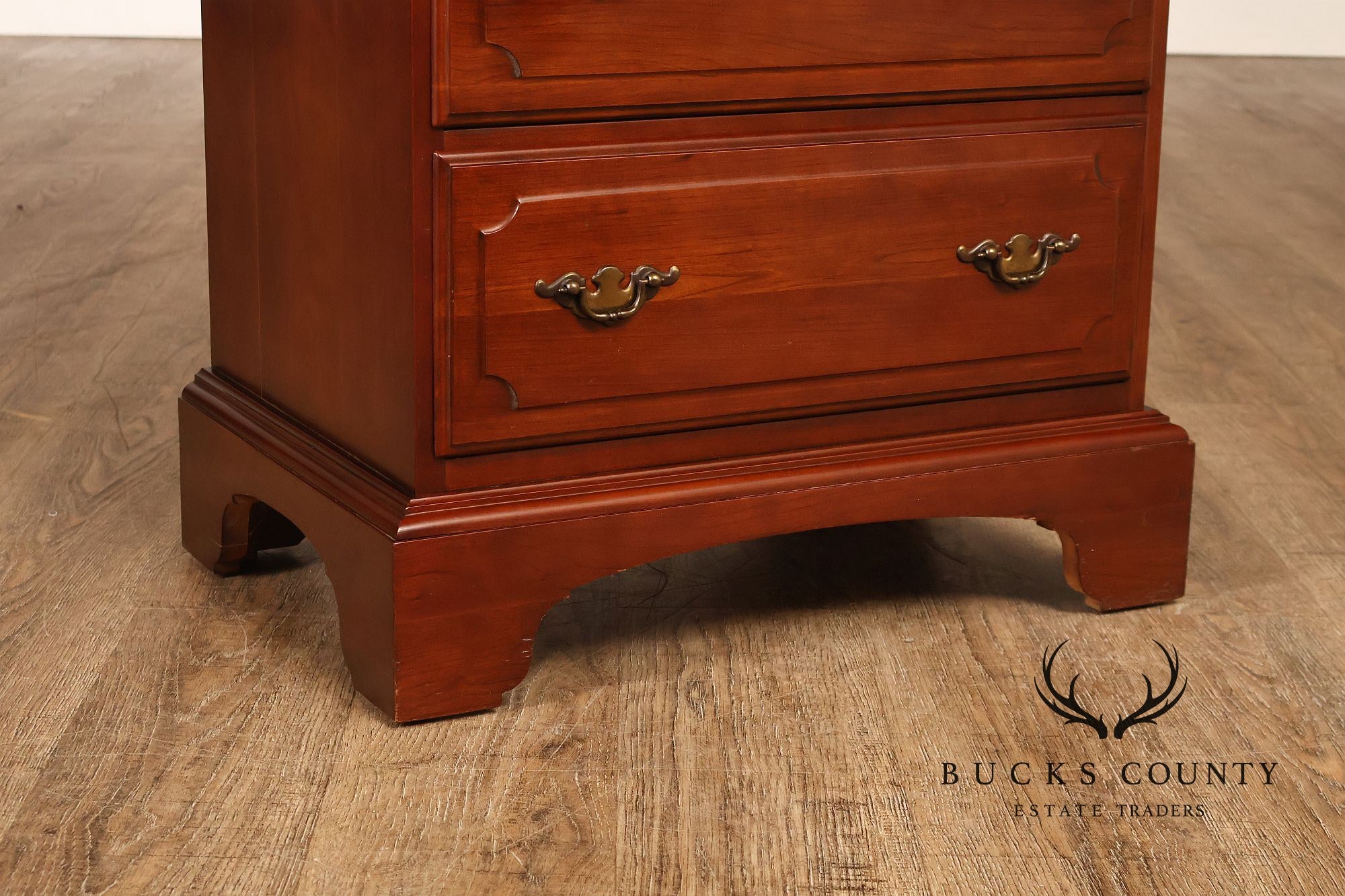J.B. Van Sciver Co. Colonial Style Cherry Narrow Slant Front Desk
