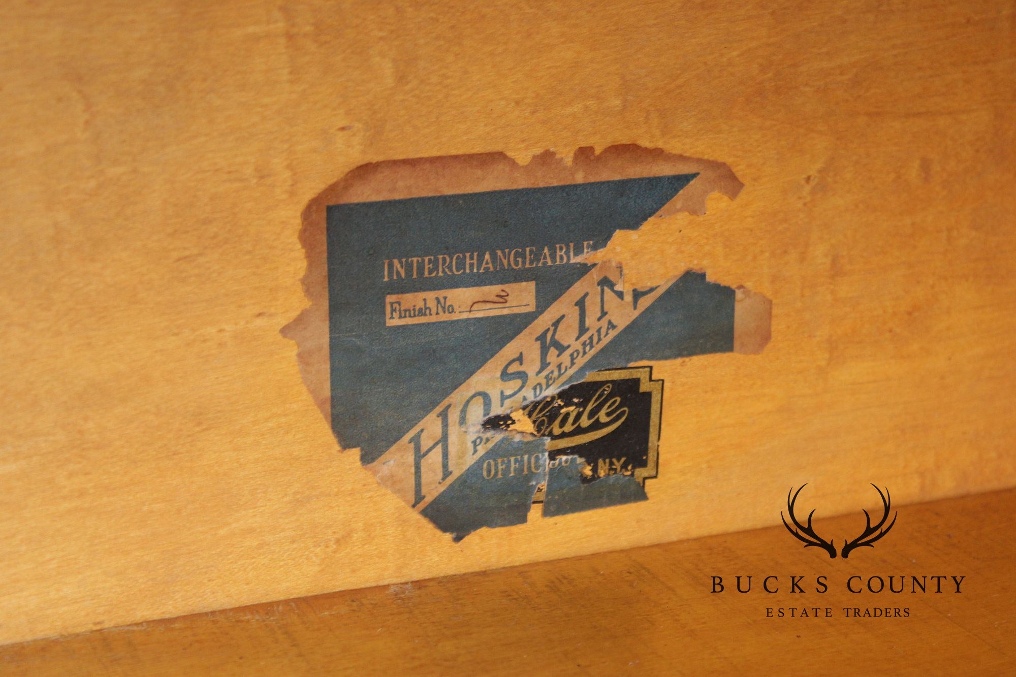 Antique Oak Five-Section Barrister Bookcase