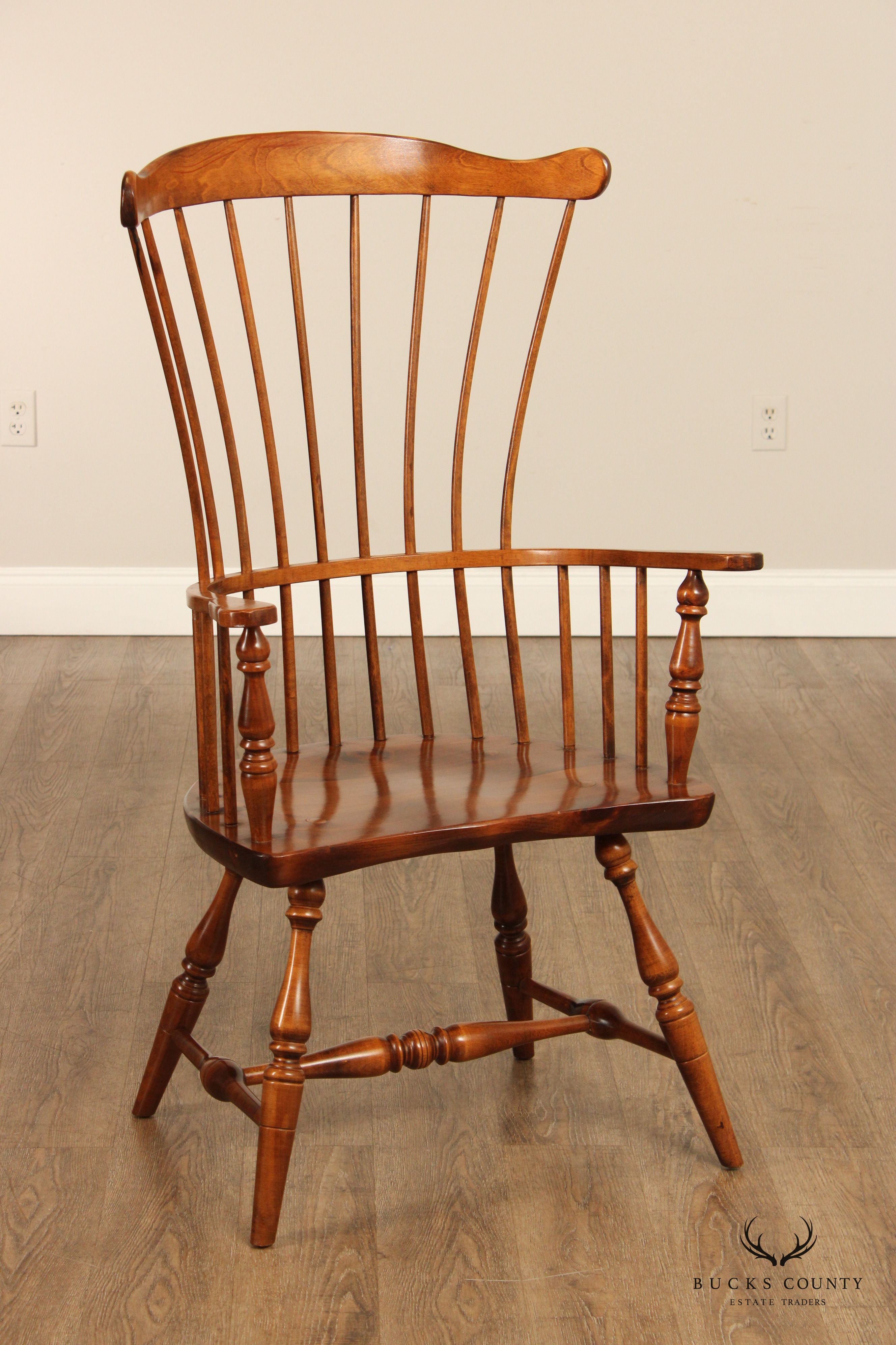 Benchmade Vintage High Back Windsor Armchair