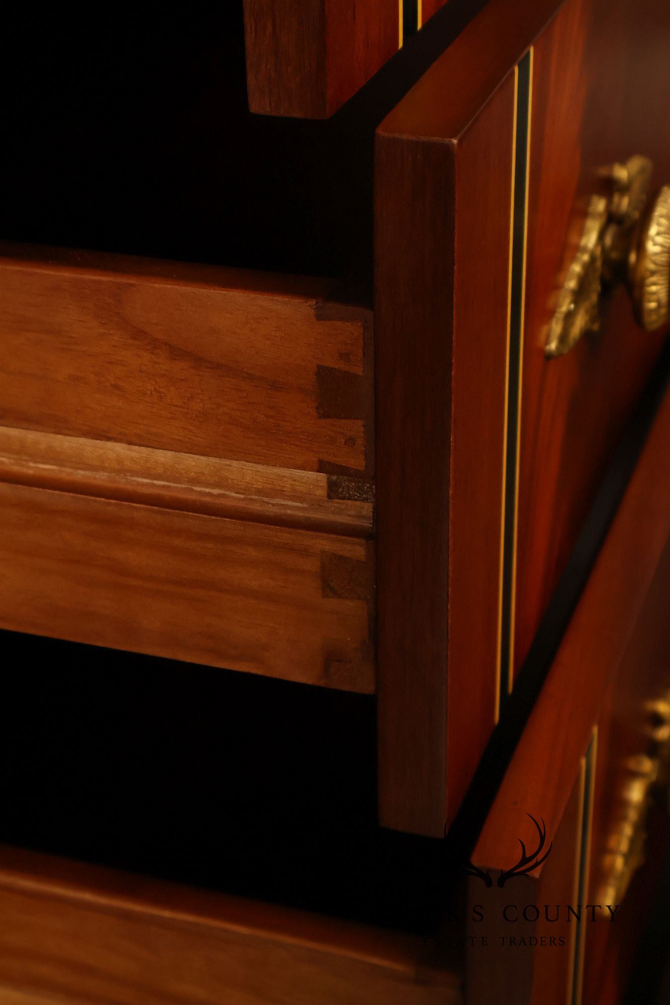 Infinity Furniture Neoclassical Style Mahogany Tall Chest