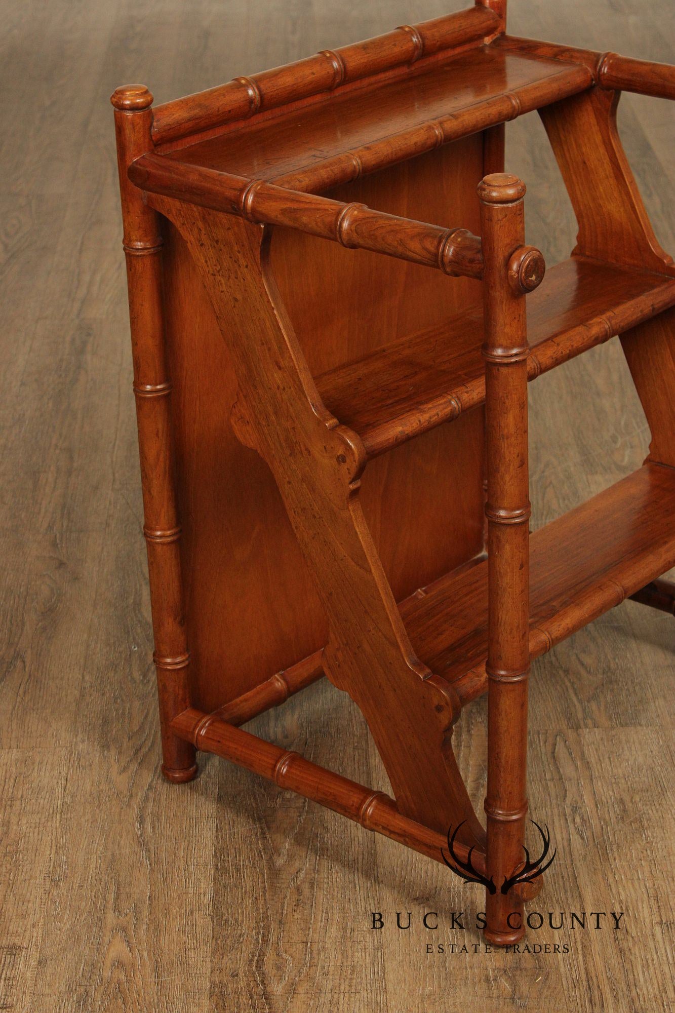 Italian Metamorphic Library Steps and End Table