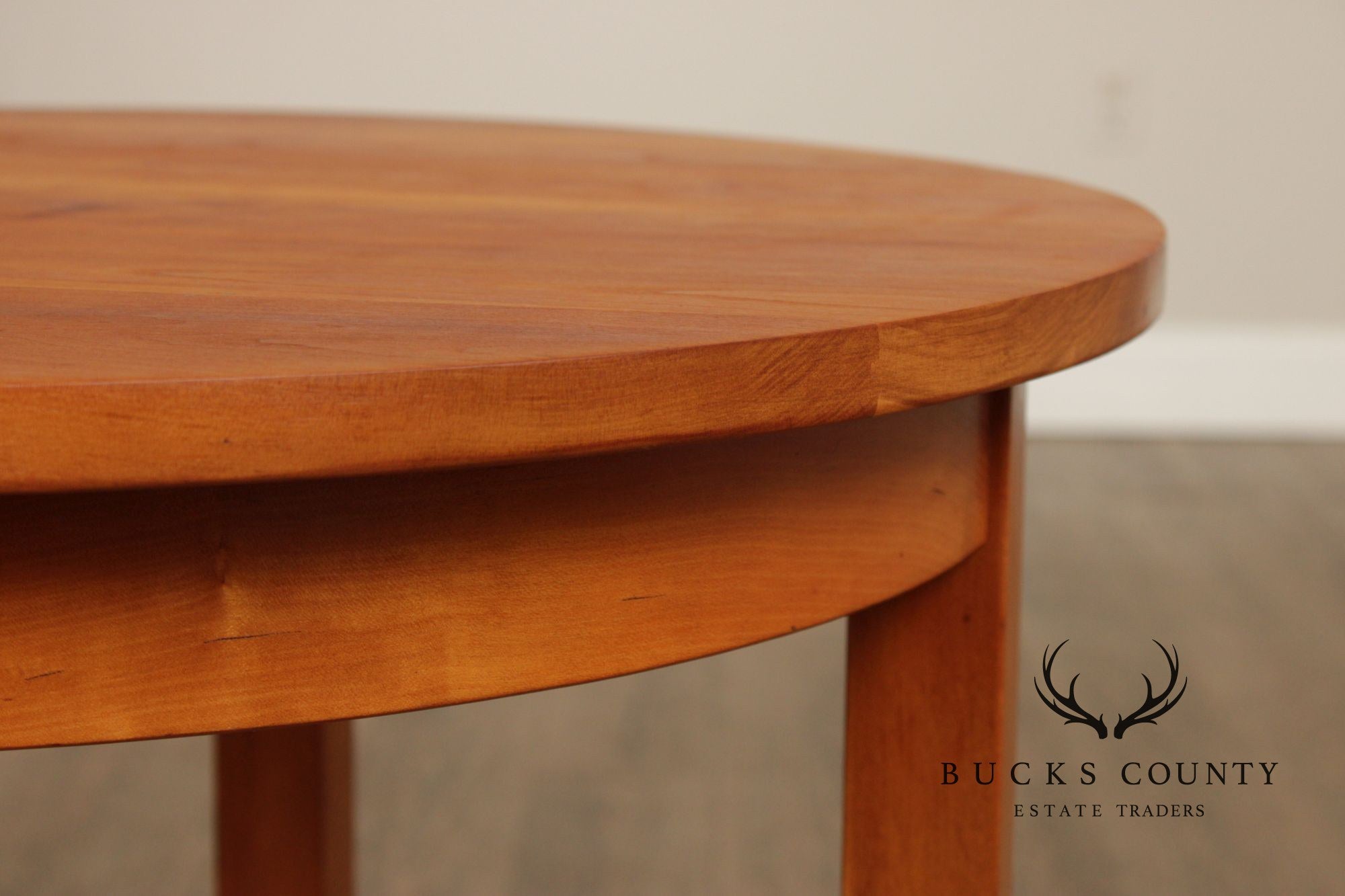 Stickley Mission Collection Cherry Round Lamp Table