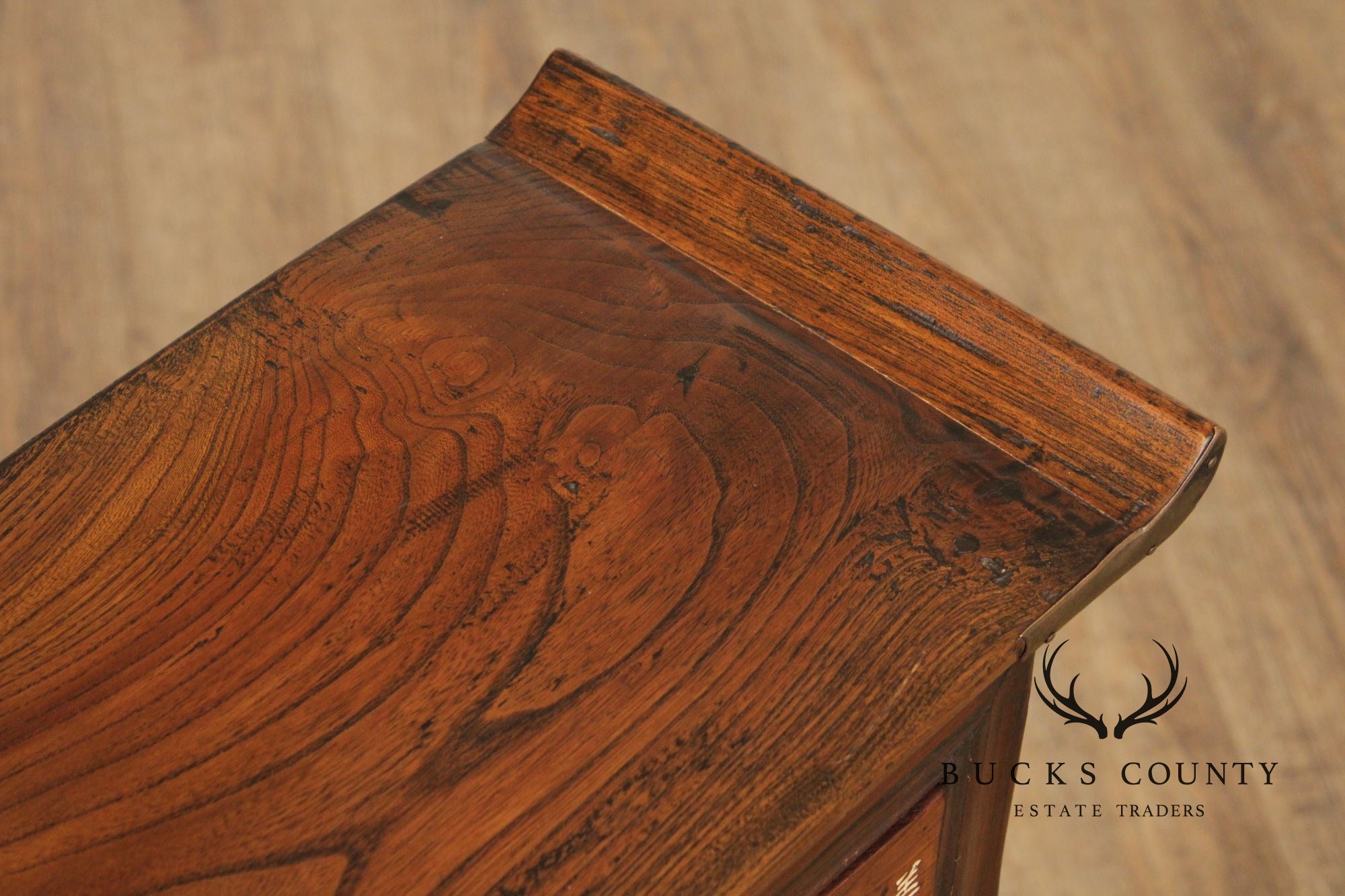 Antique Chinese Elm Apothecary Cabinet
