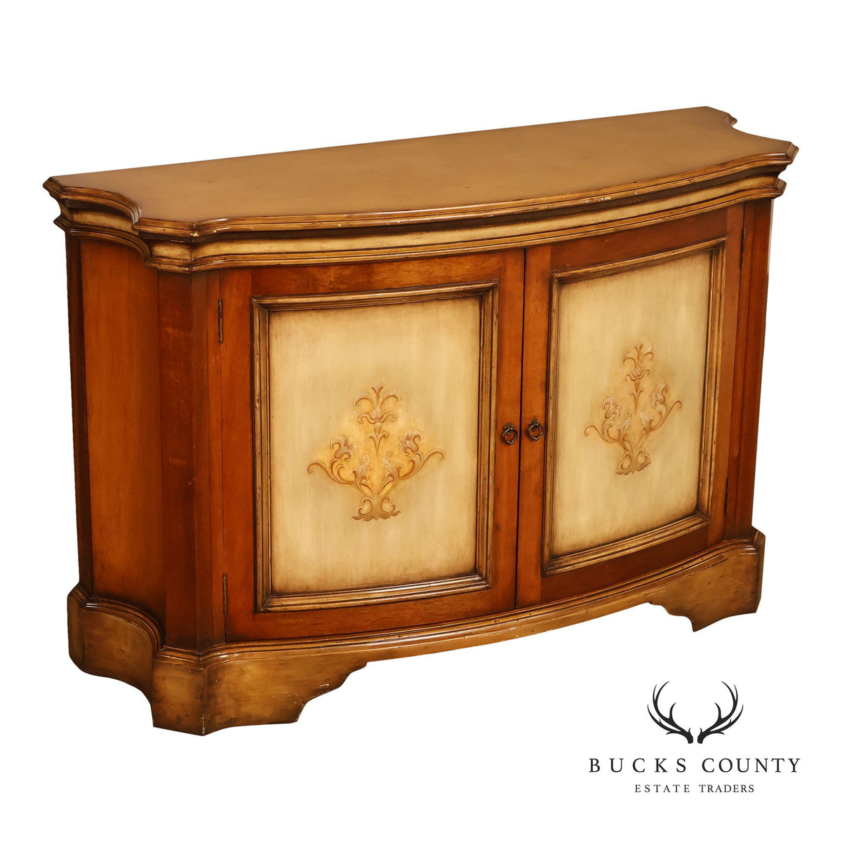 South Cone Venetian Style Painted Sideboard