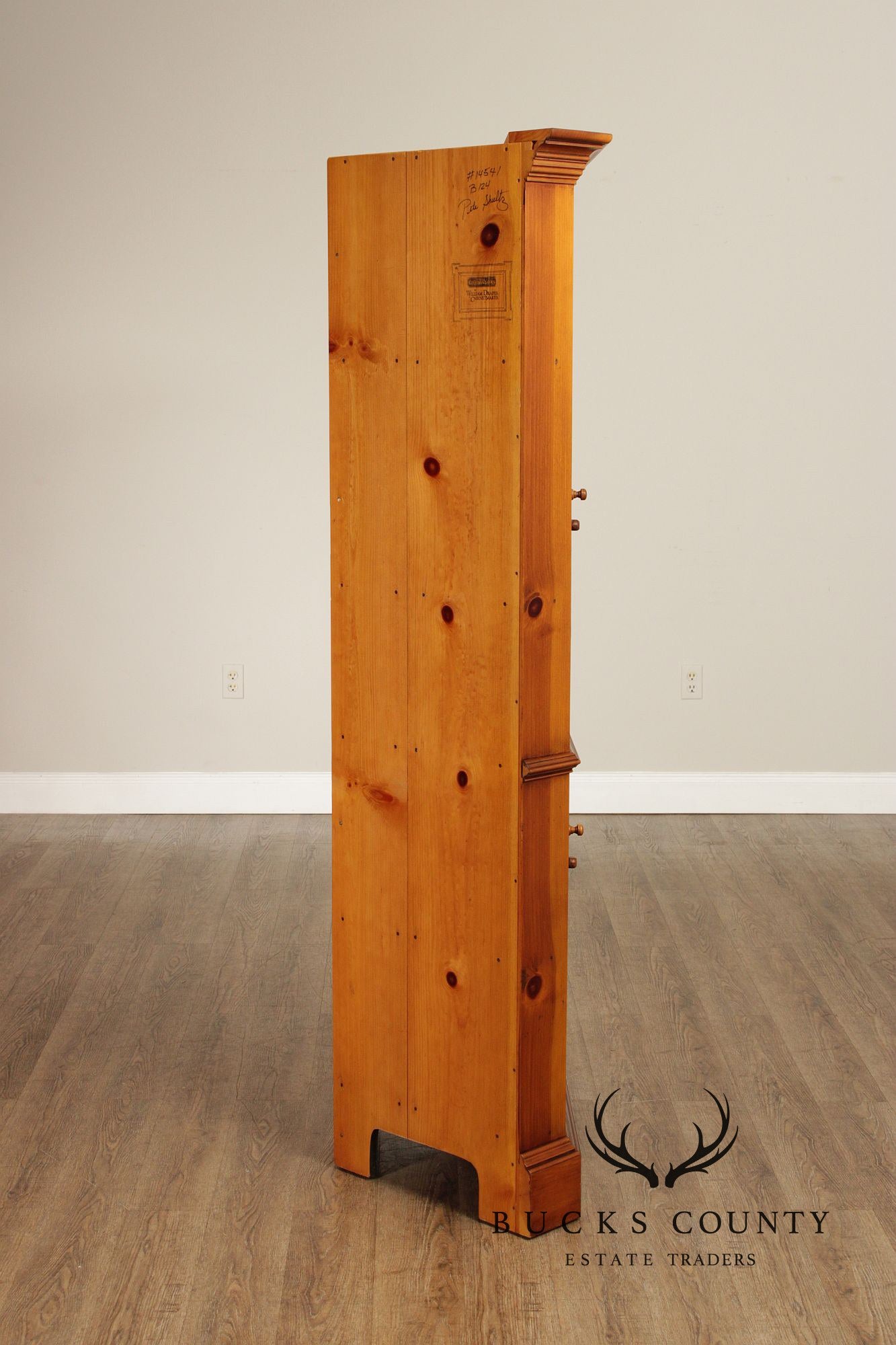 William Draper Country Pine Corner Cabinet