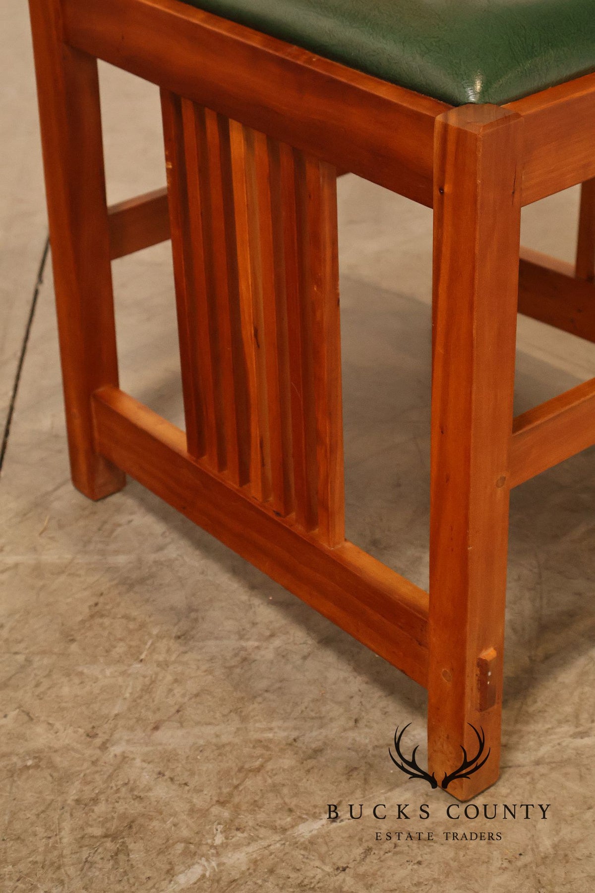 Stickley Mission Collection Cherry Spindle Back Dining Chairs Set Of 6