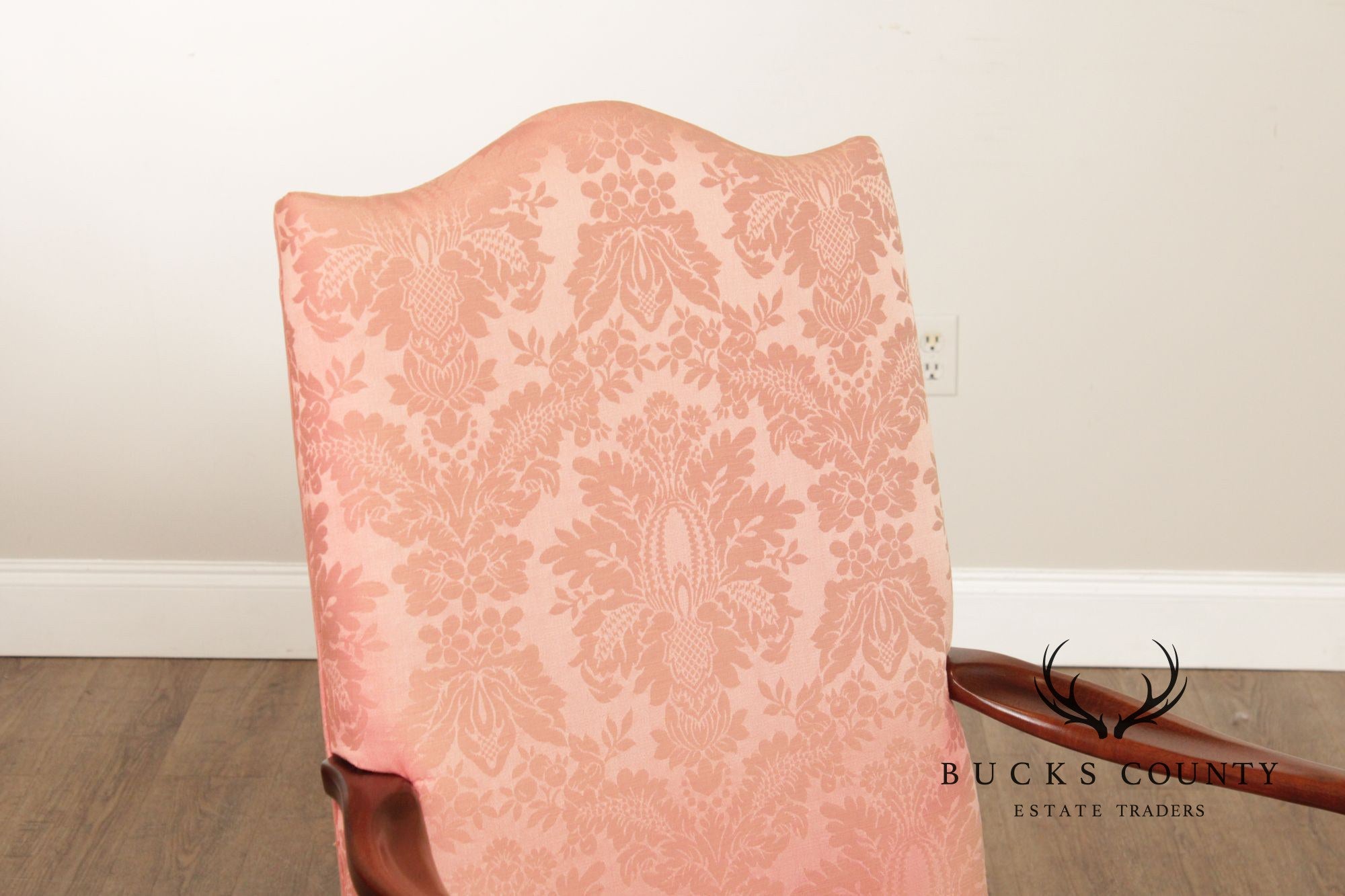 Hickory Chair Federal Style Inlaid Mahogany Armchair