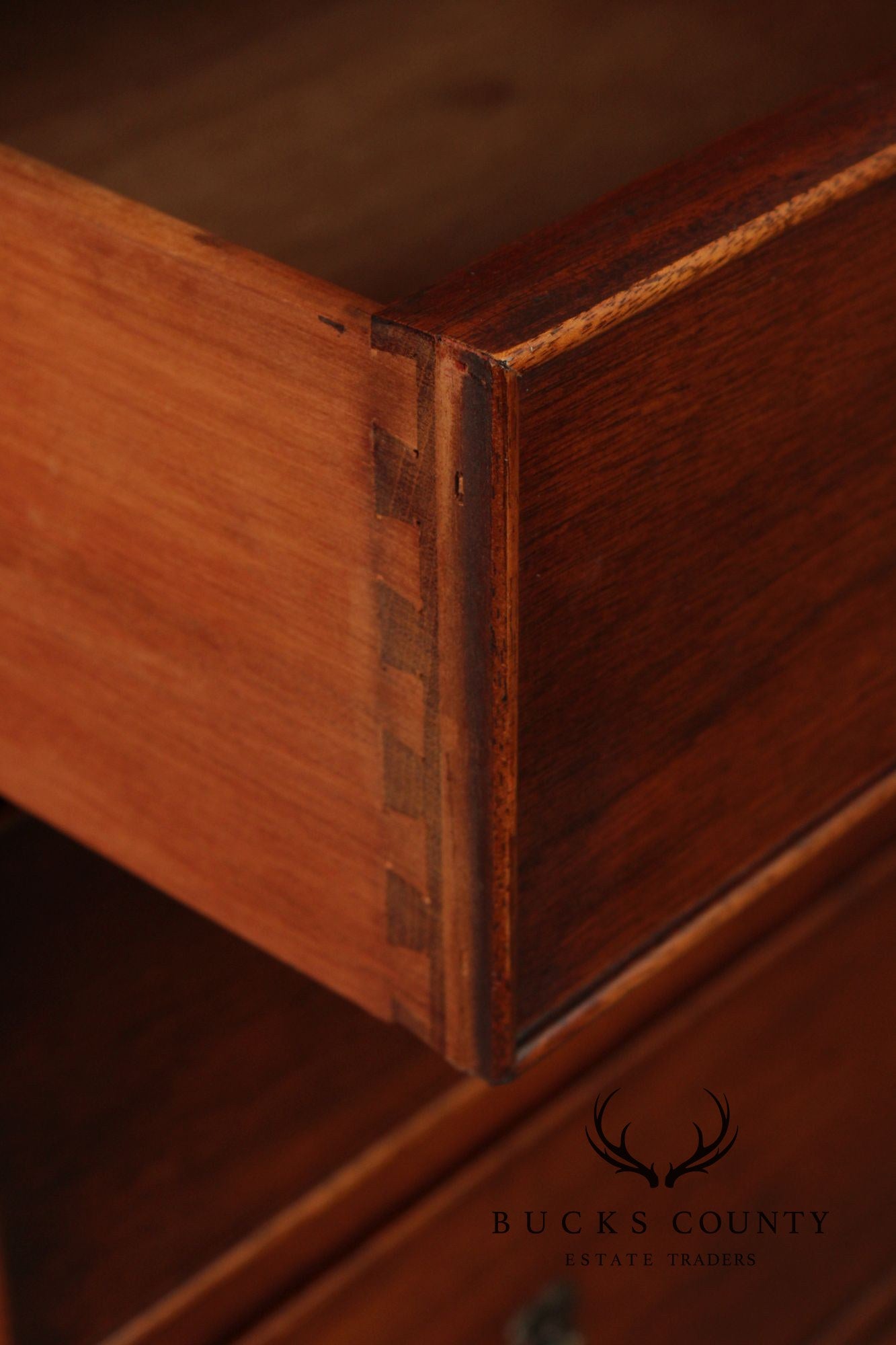 Craftique Chippendale Style Mahogany Tall Chest