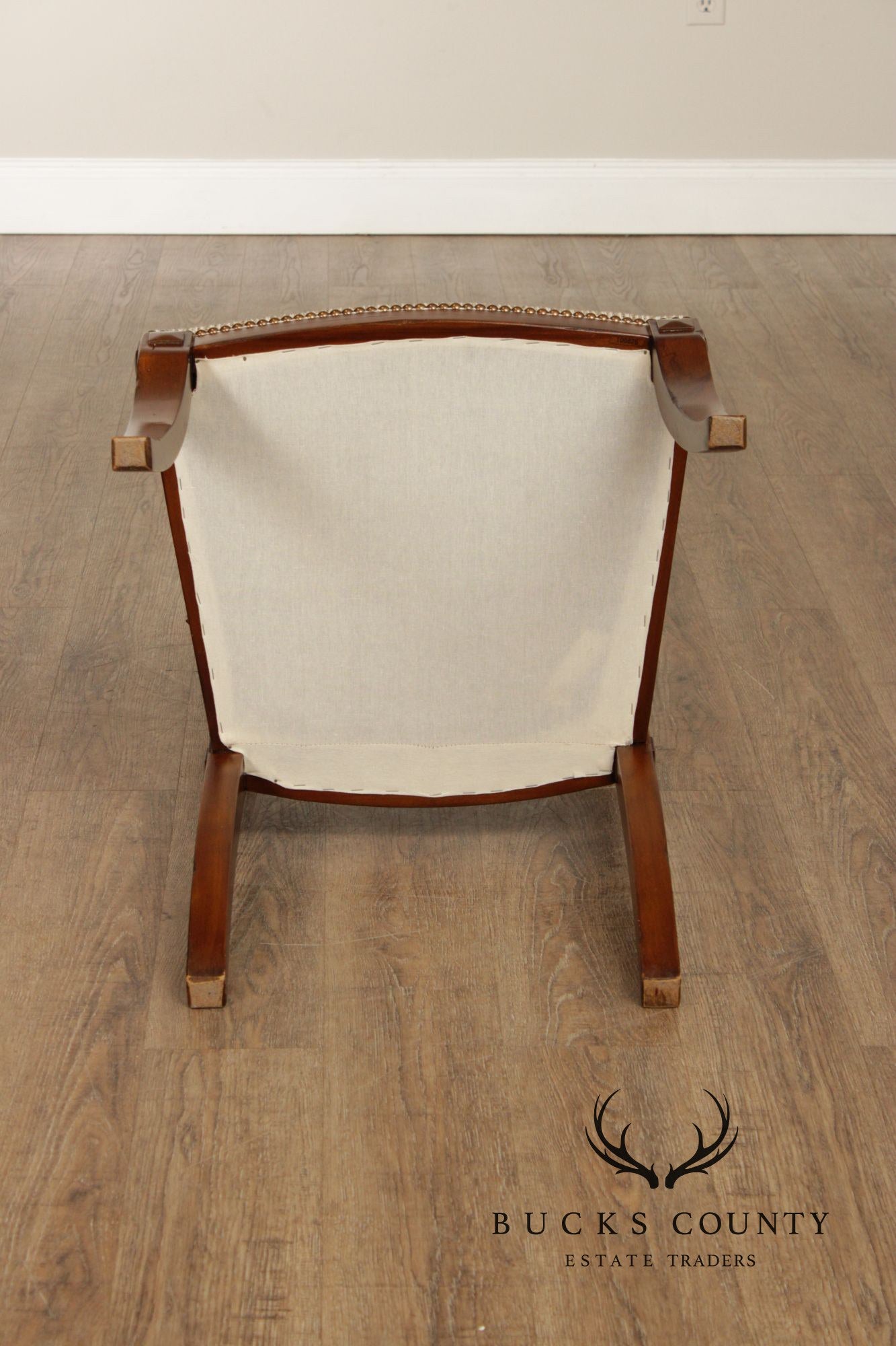 Empire Style Pair of Klismos Side Chairs