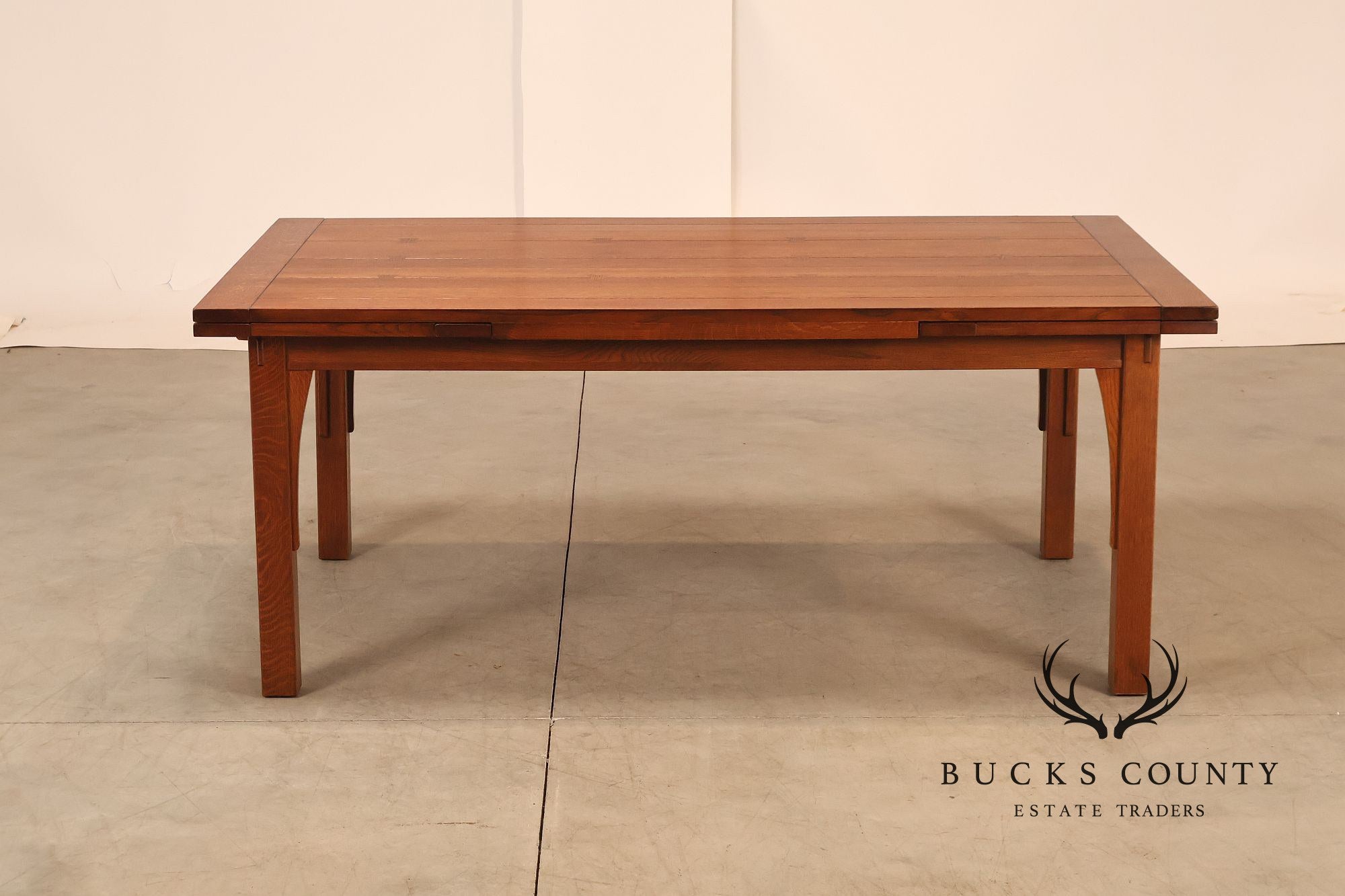 Stickley Mission Collection Oak Extendable Dining Table