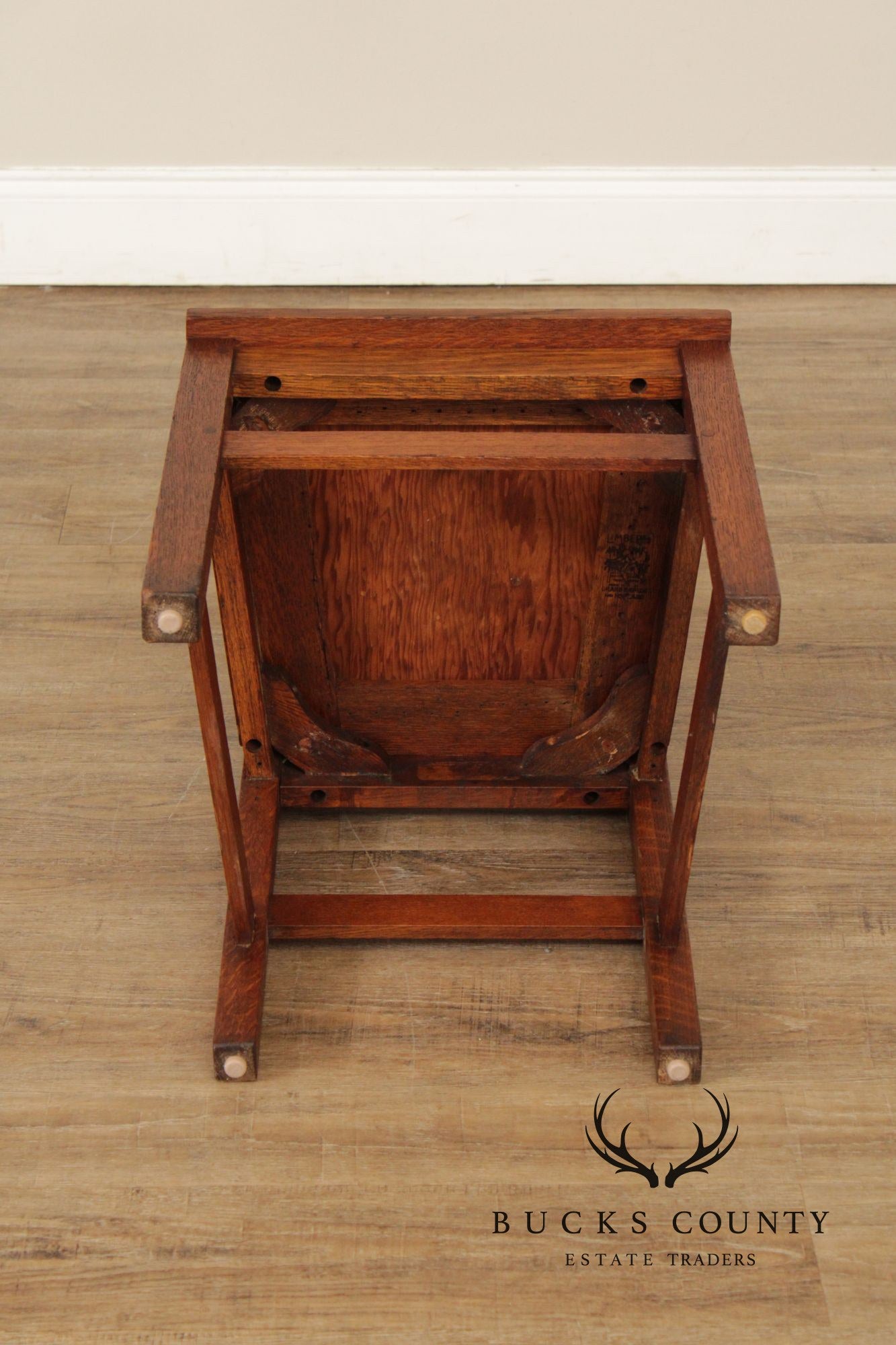Limbert Mission Oak Desk Chair