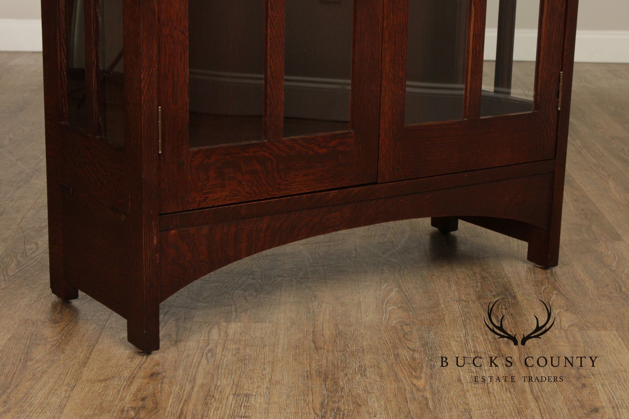 Stickley Mission Collection Oak Display Cabinet