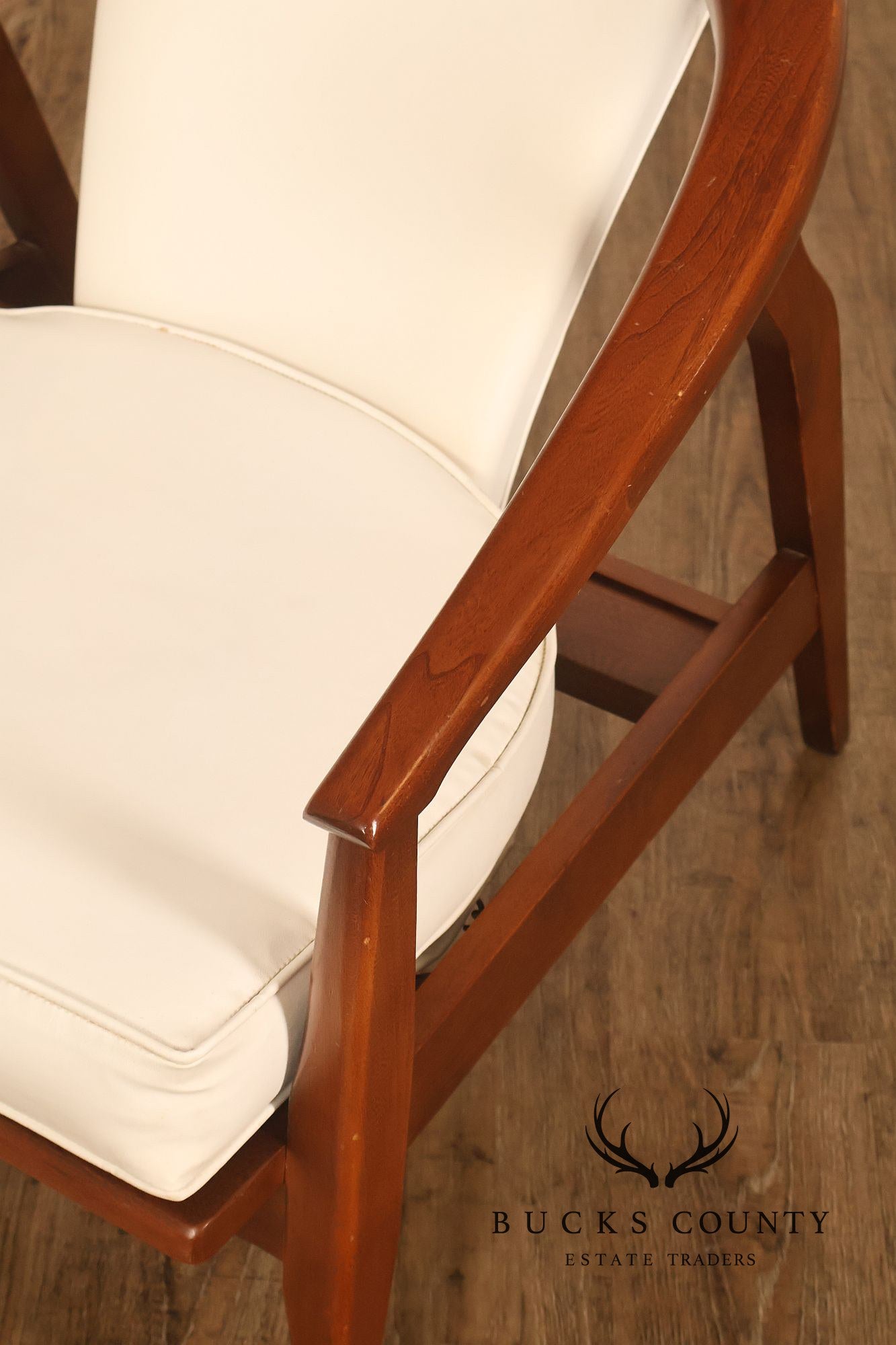 Home Chair Co. Danish Modern Style Curved Back Lounge Chair