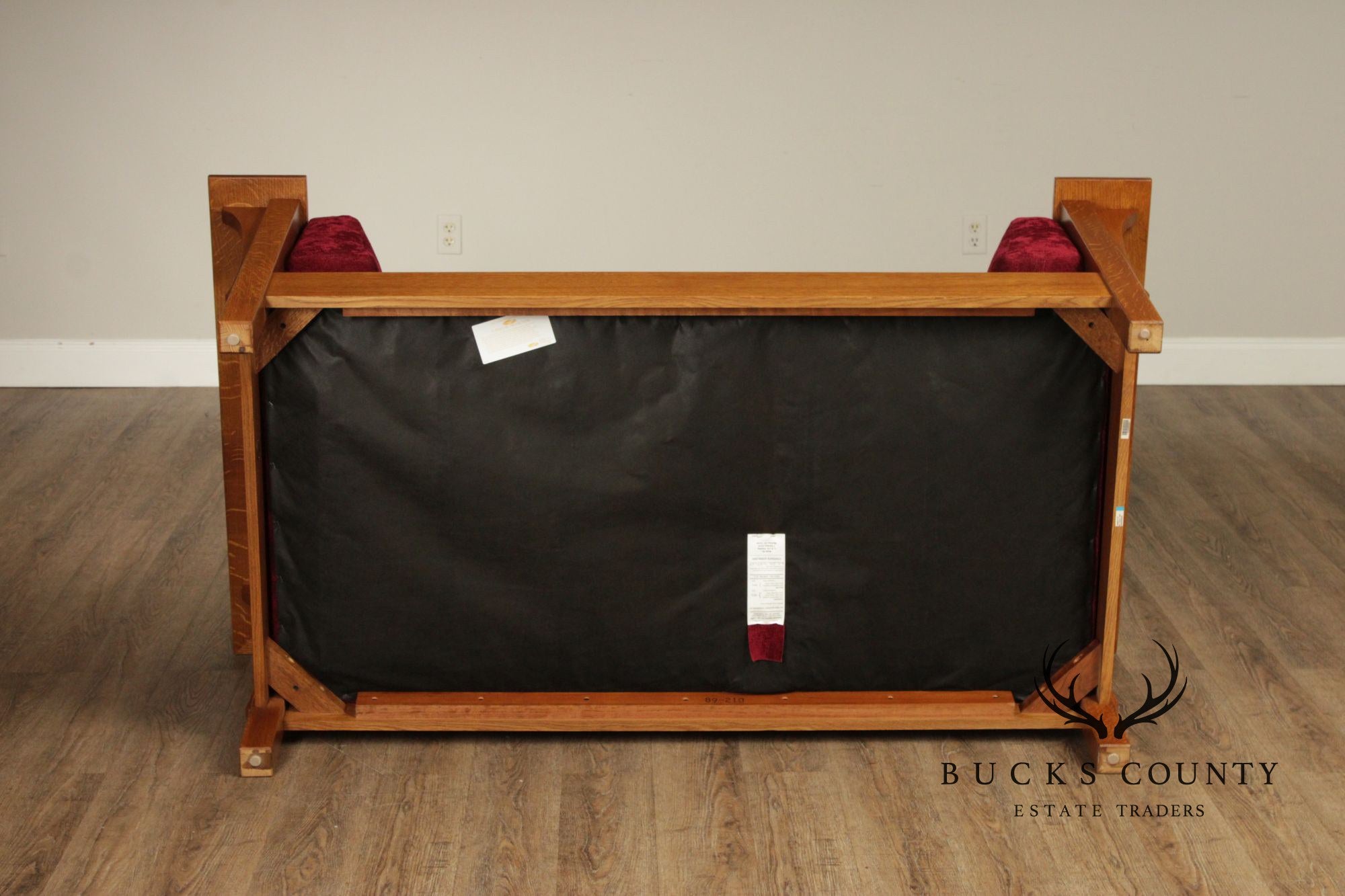 Stickley Mission Collection Oak Prairie Loveseat Sofa