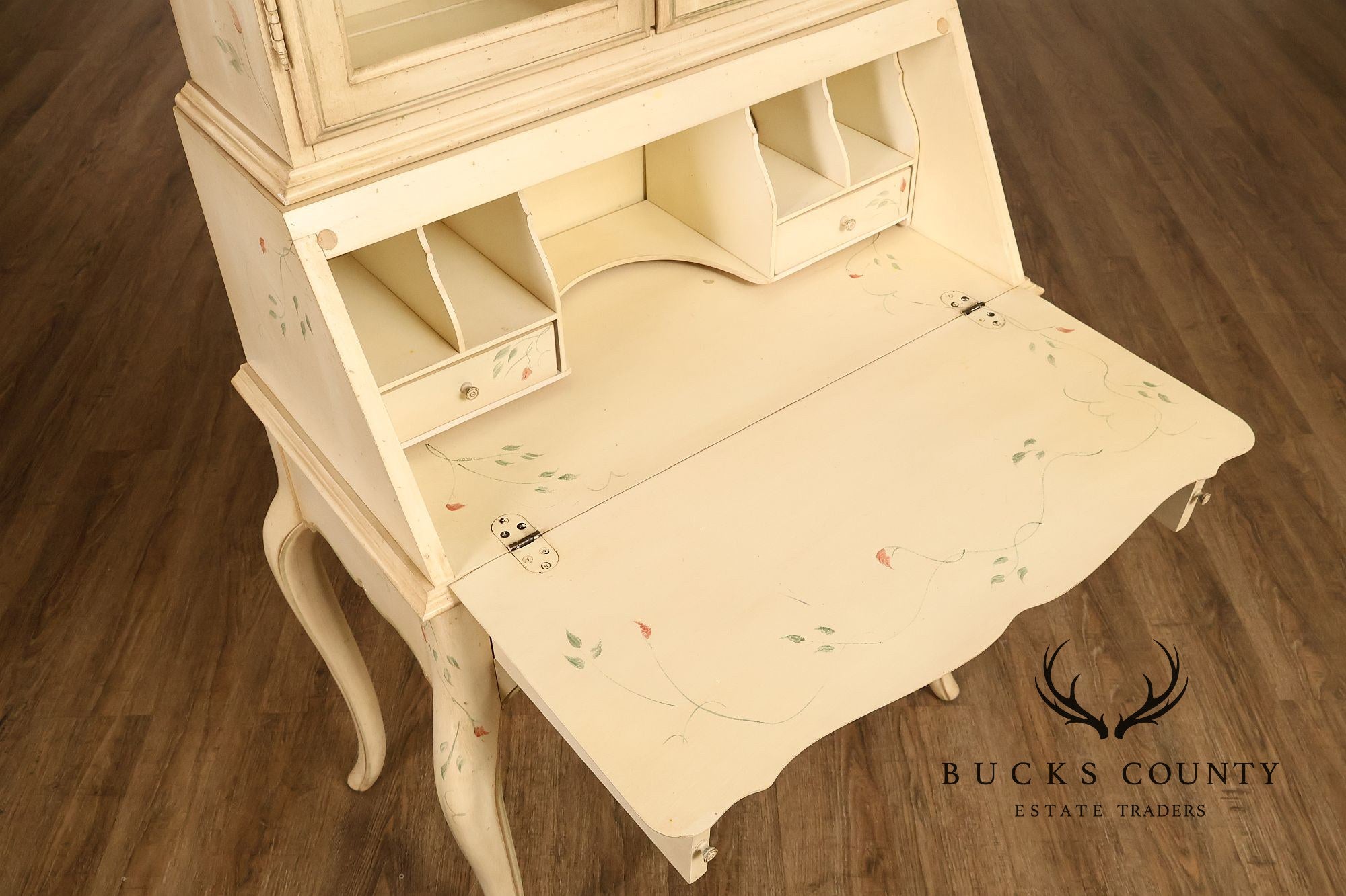 Ethan Allen Country French Painted Secretary Desk