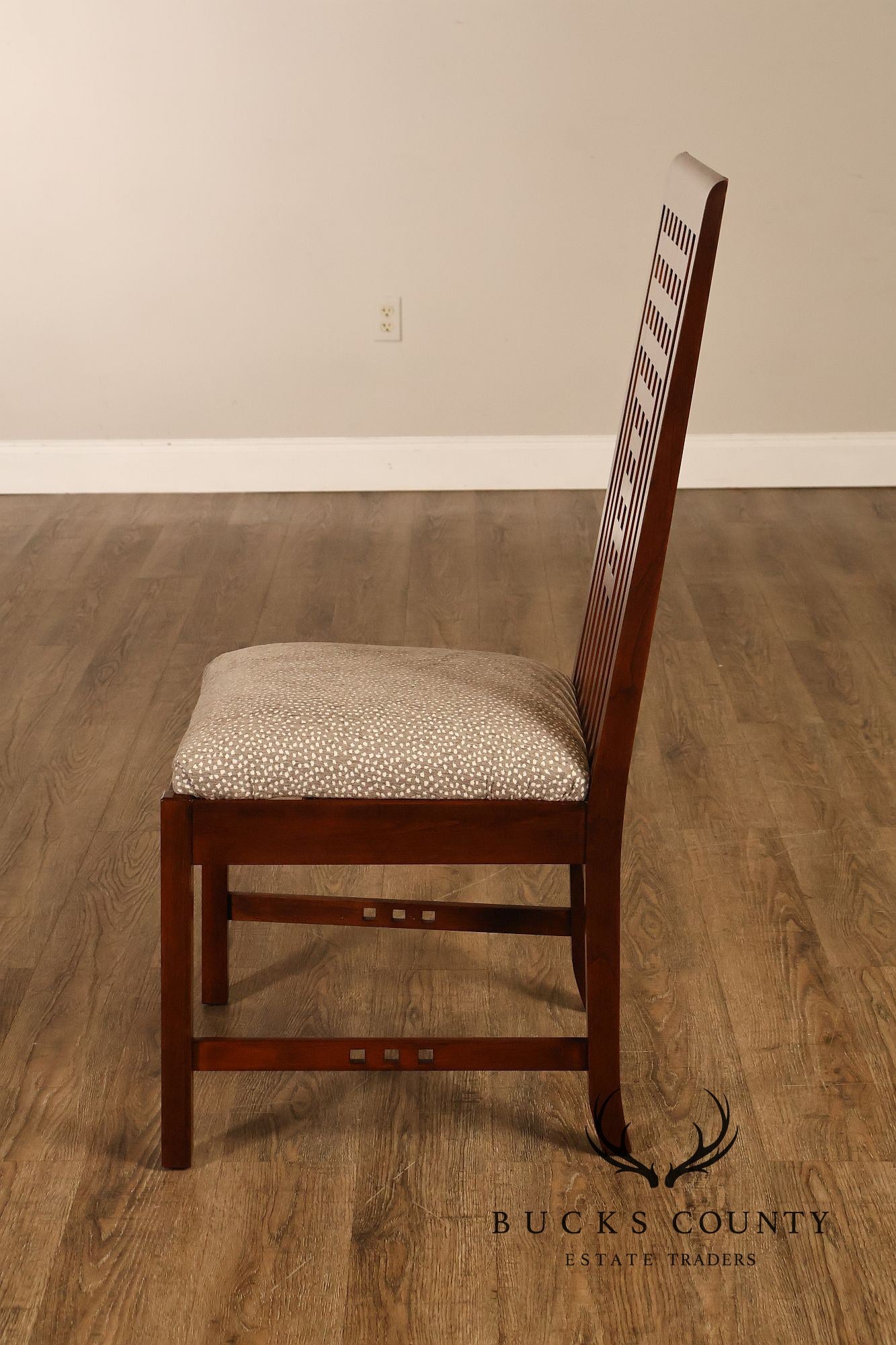 Stickley 21st Century Collection Set Of Six Lattice Back Dining Chairs