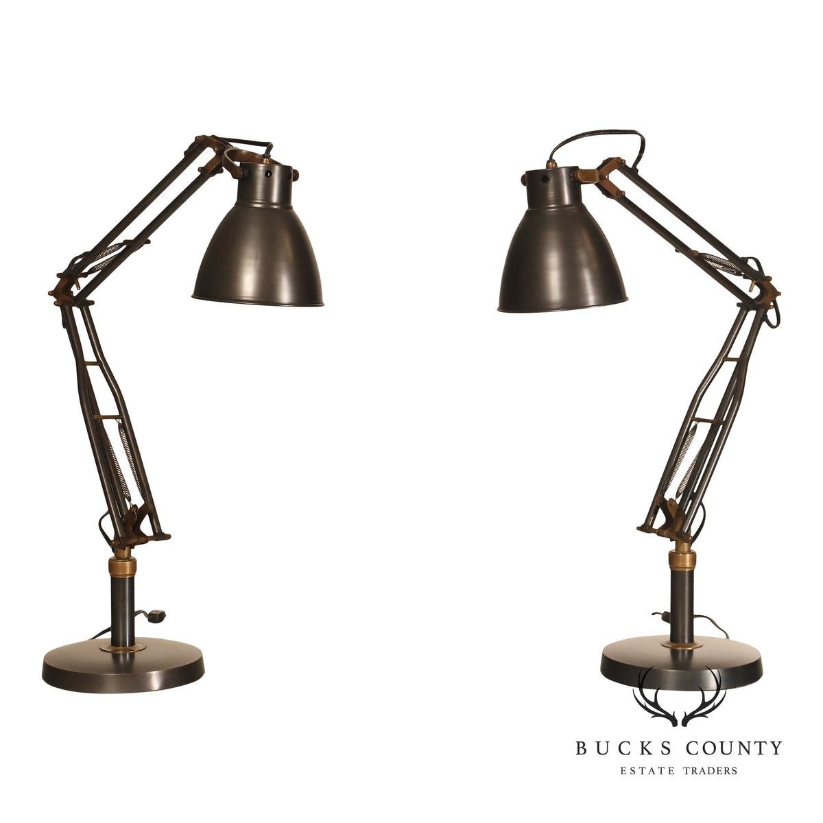 Restoration Hardware Pair of Desk Lamps