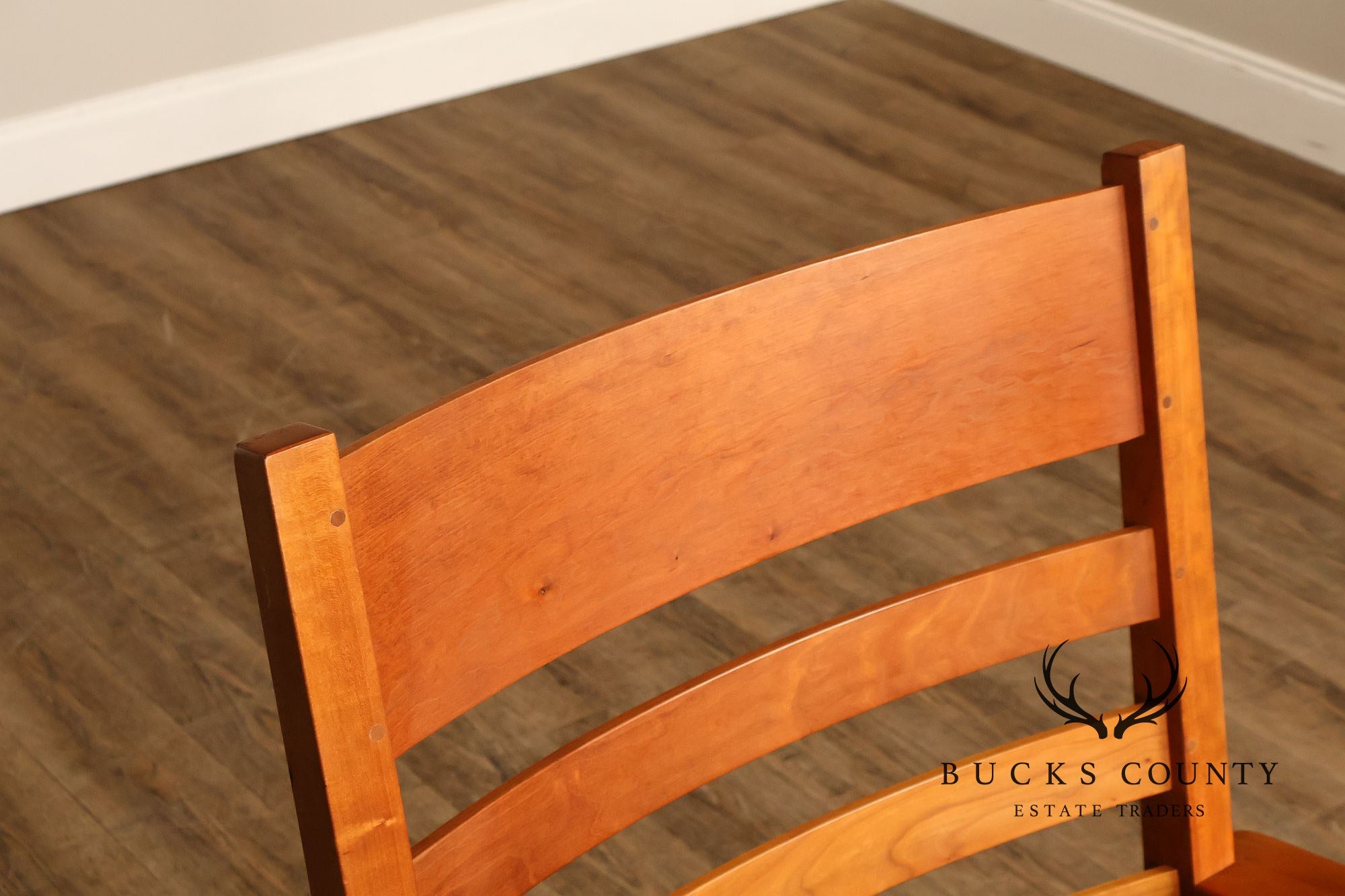Stickley Mission Collection Cherry and Leather Rocker