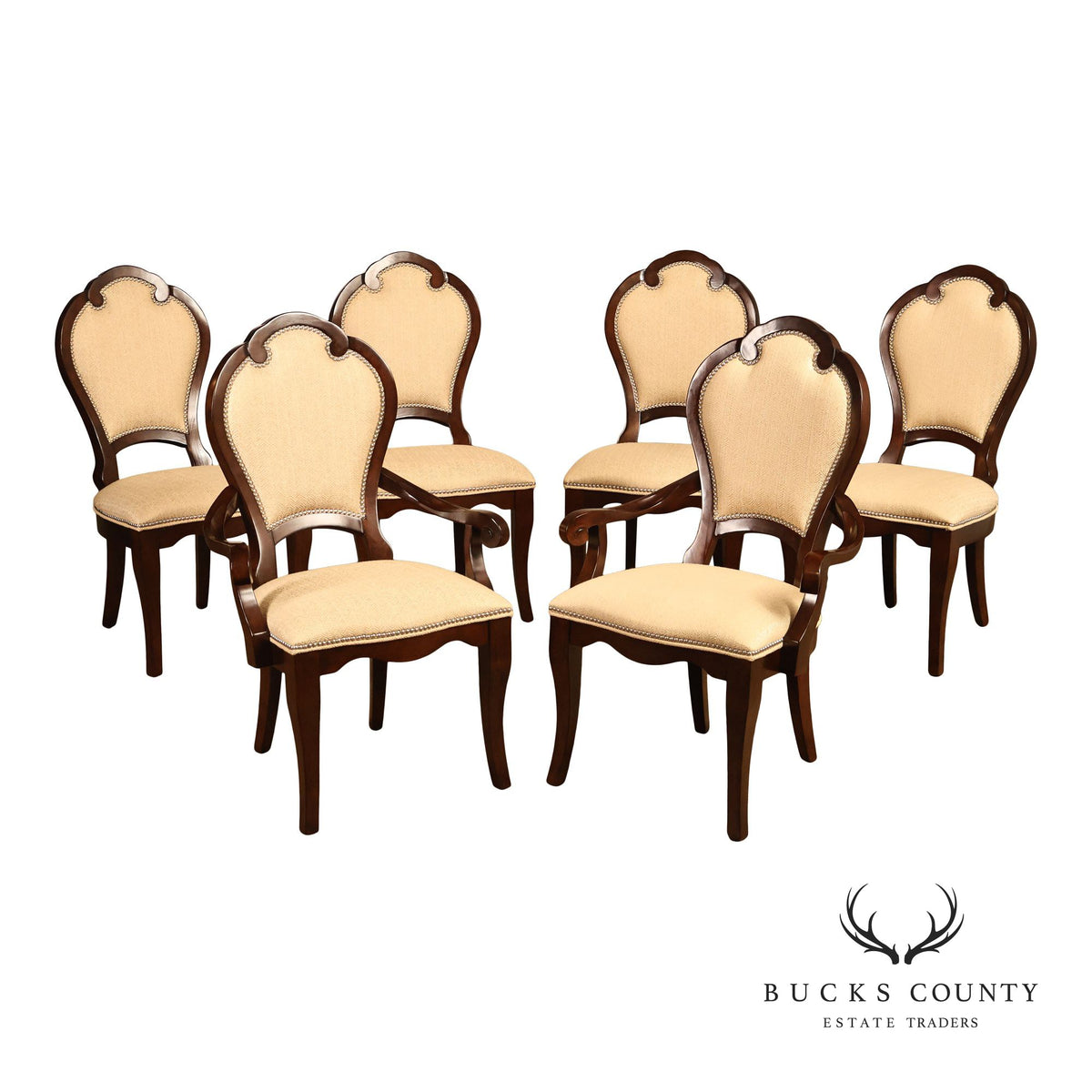 Lexington Furniture French Style Set of Six Dining Chairs
