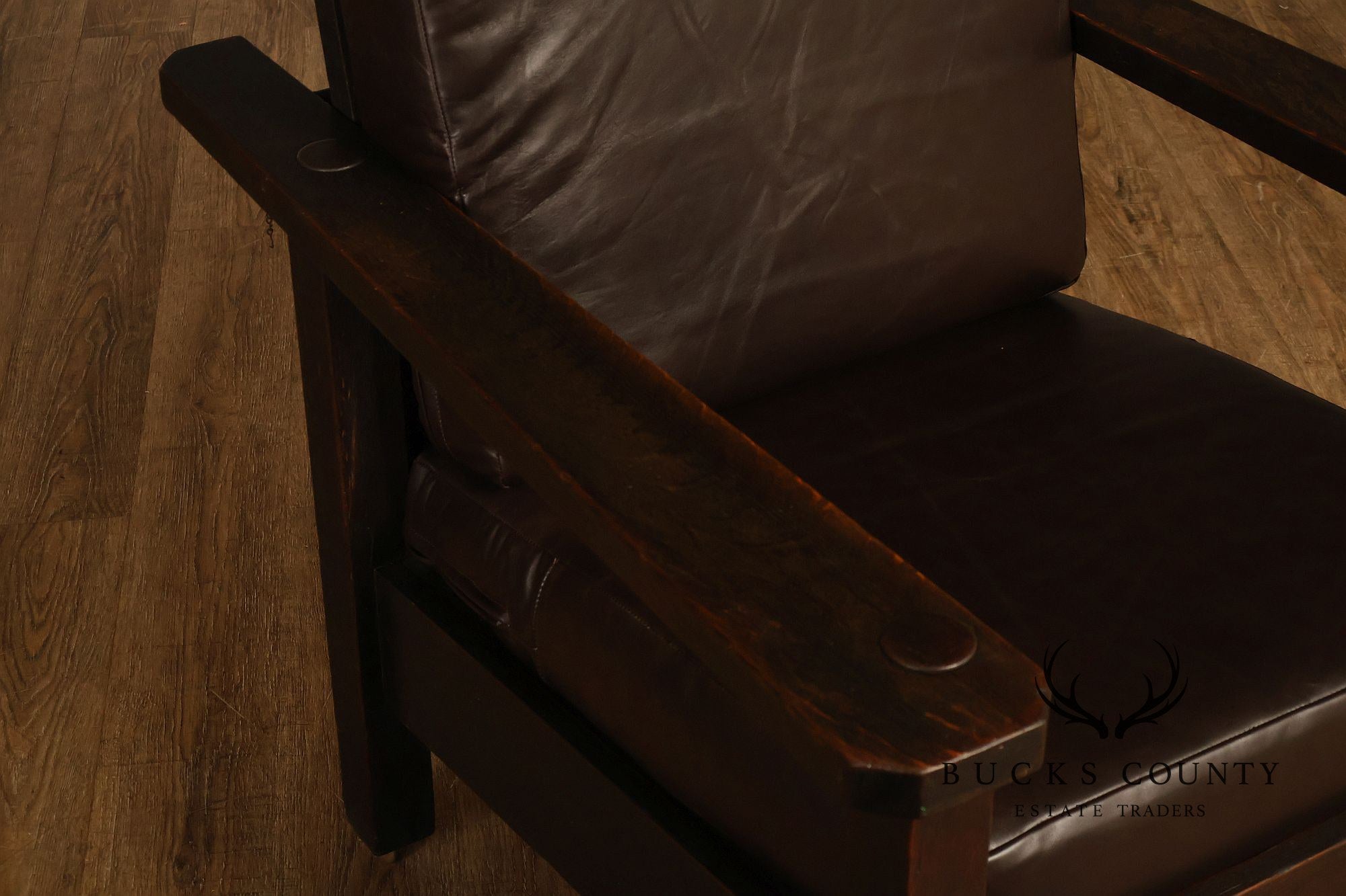 Antique Stickley Brothers Mission Oak Morris Chair