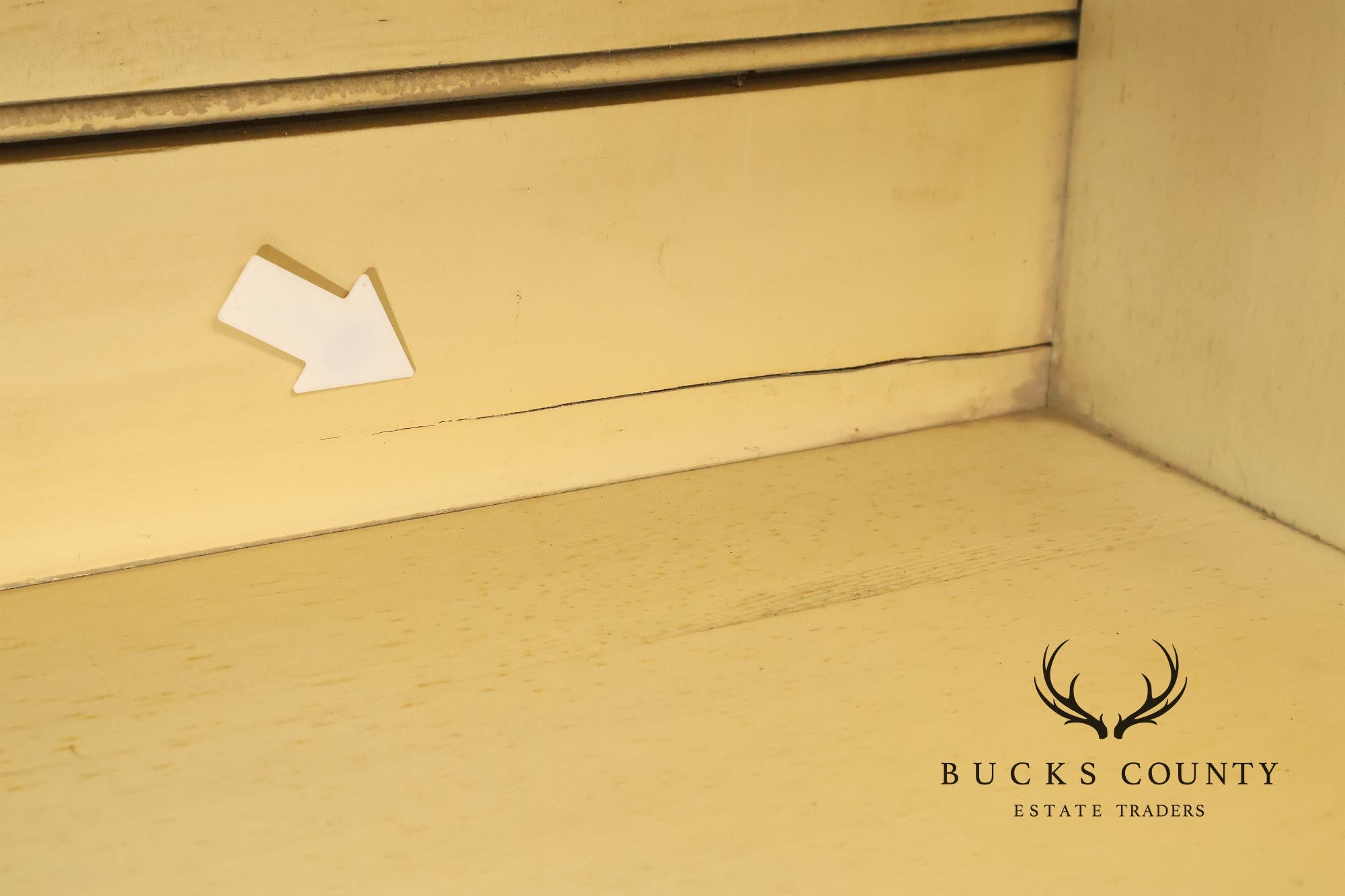 William Draper Distress Painted Side Cabinet