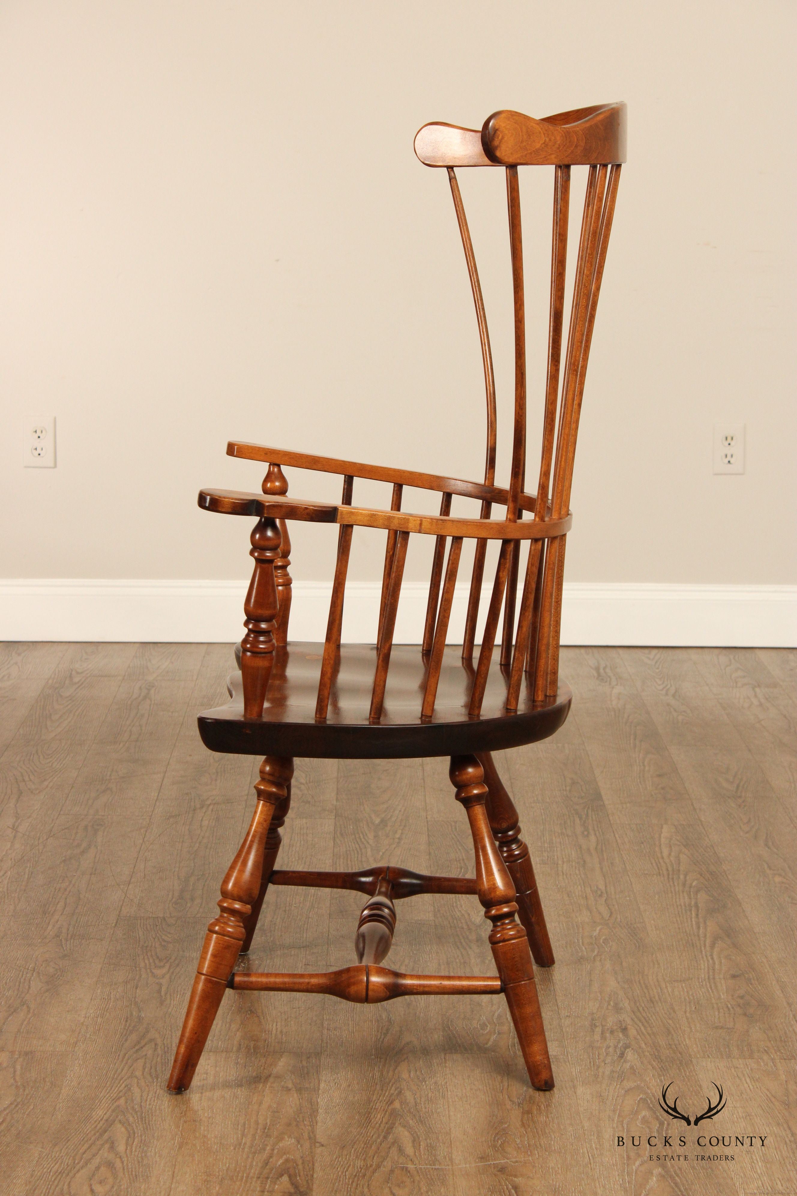 Benchmade Vintage High Back Windsor Armchair