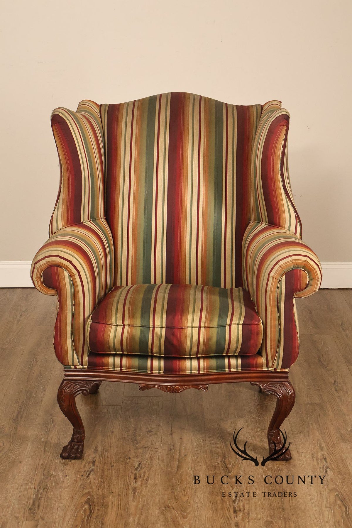 Henredon Historic Natchez Collection Oversized Wing Chair
