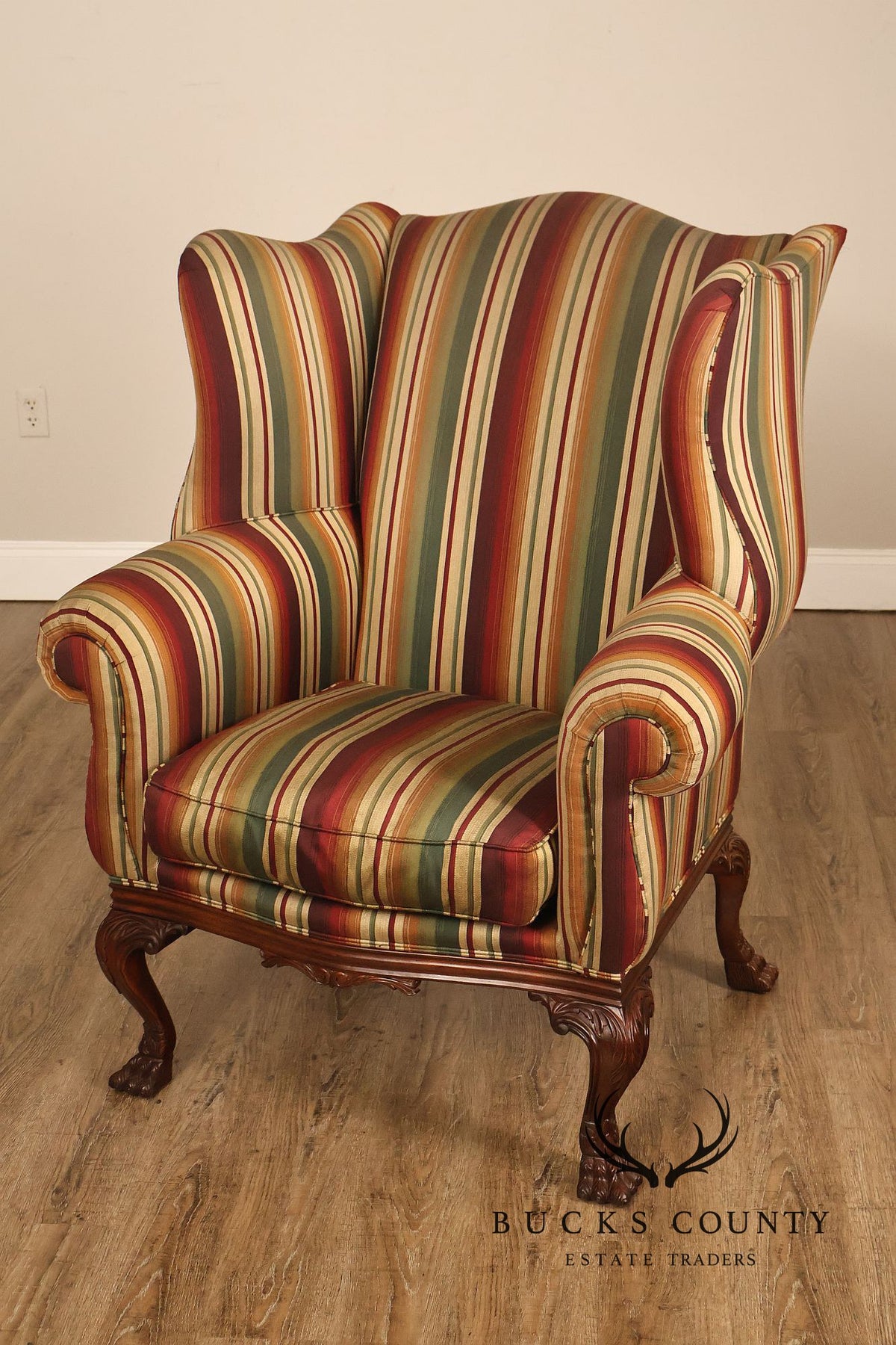 Henredon Historic Natchez Collection Oversized Wing Chair