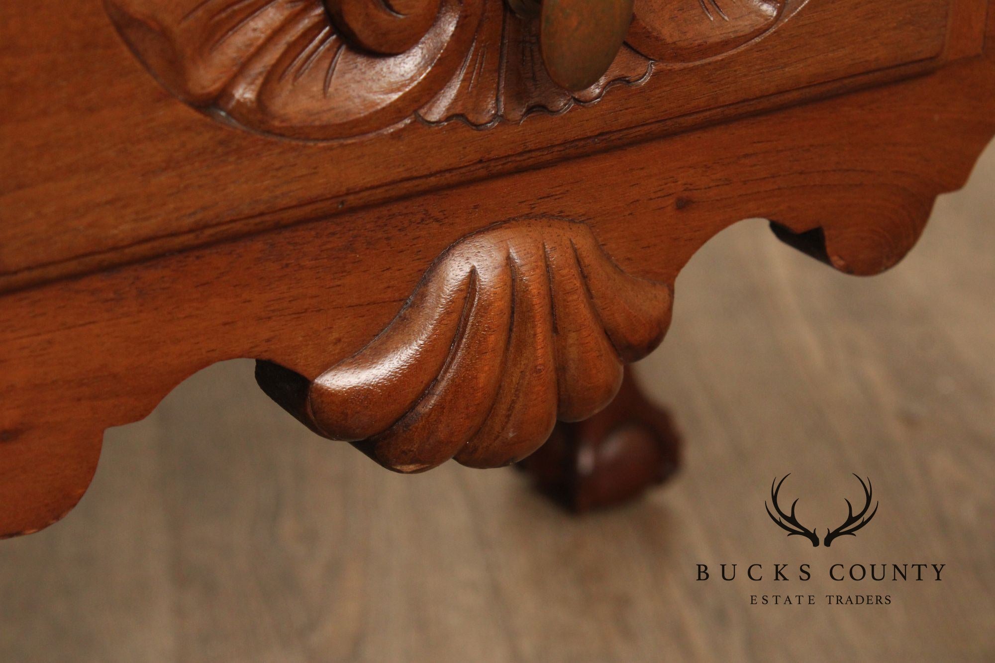 Antique Philadelphia Chippendale Style Mahogany Lowboy