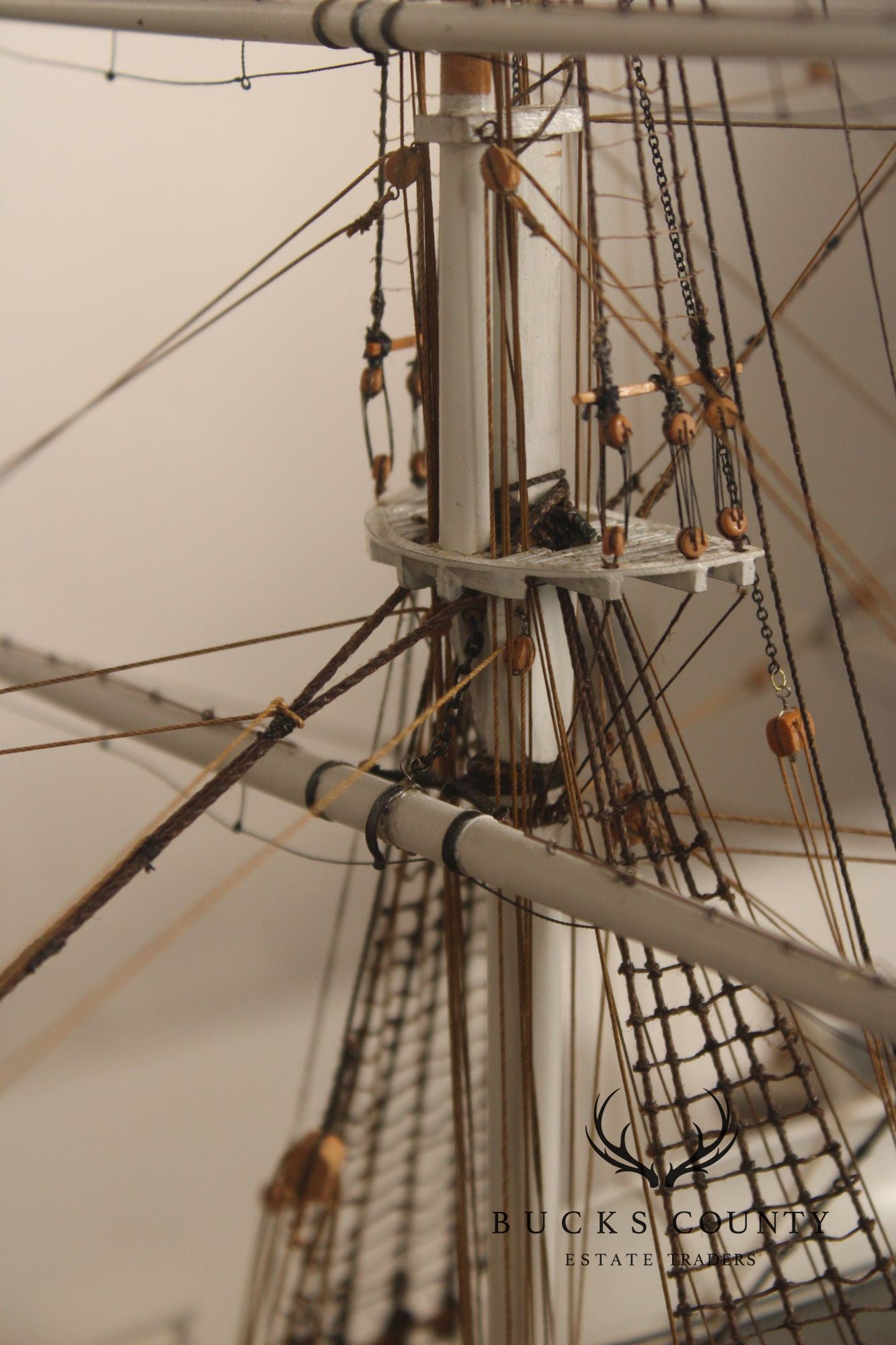 Model Ship 'Charles W. Morgan' In Wooden Display Case
