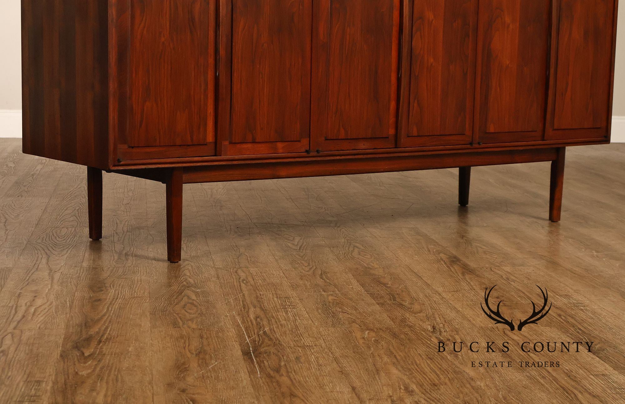 Jack Cartwright Founders Mid Century Modern Walnut Credenza Sideboard