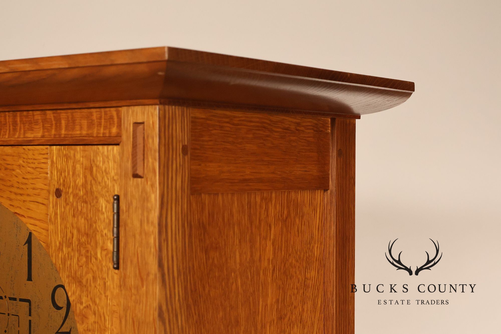 Stickley Mission Collection Oak Tall Case Clock