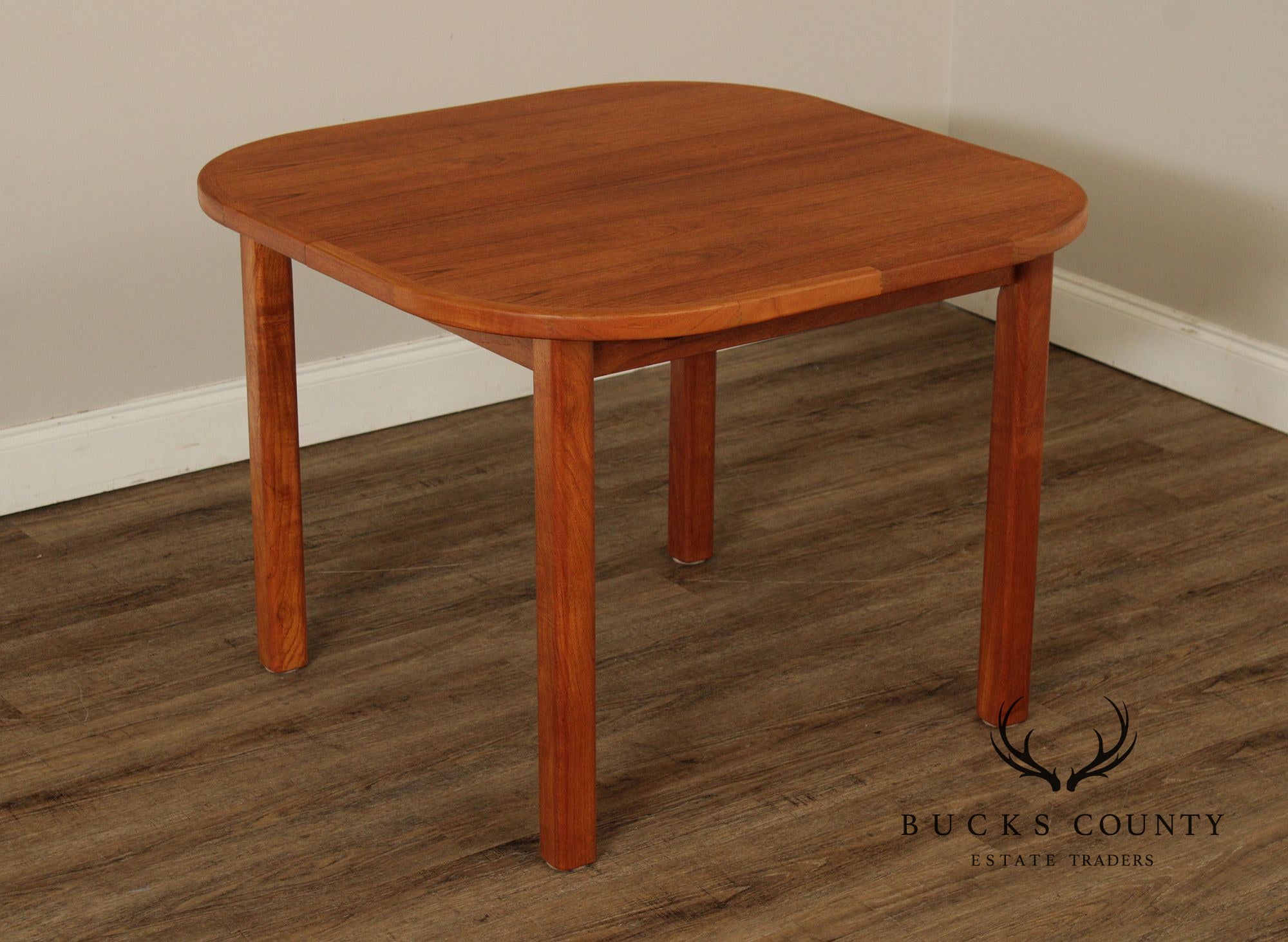 Danish Modern Style Teak Expandable Dining Table