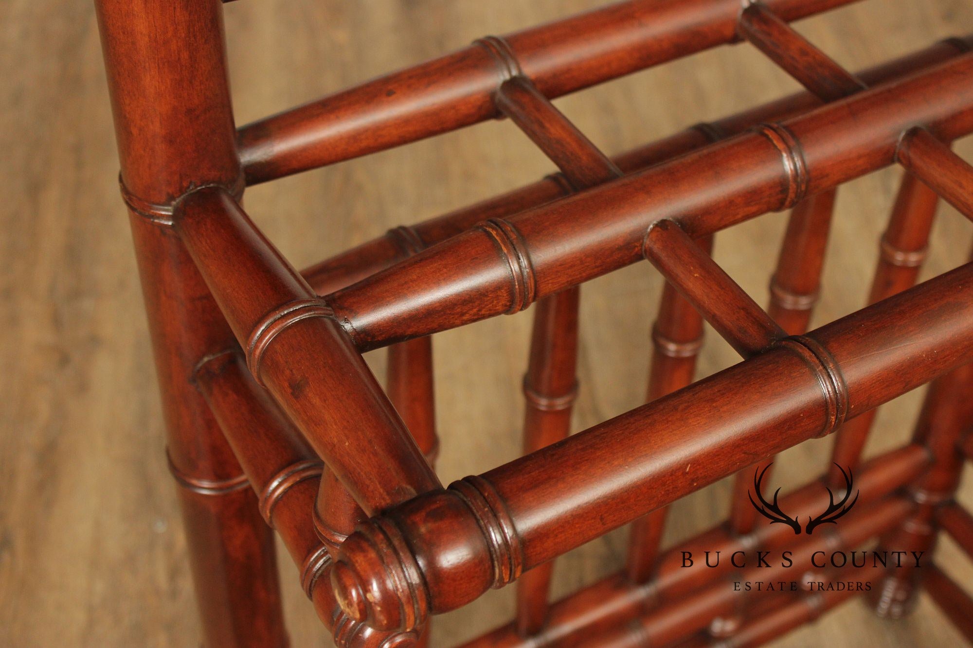 Aesthetic Movement Style Faux Bamboo Hall Tree