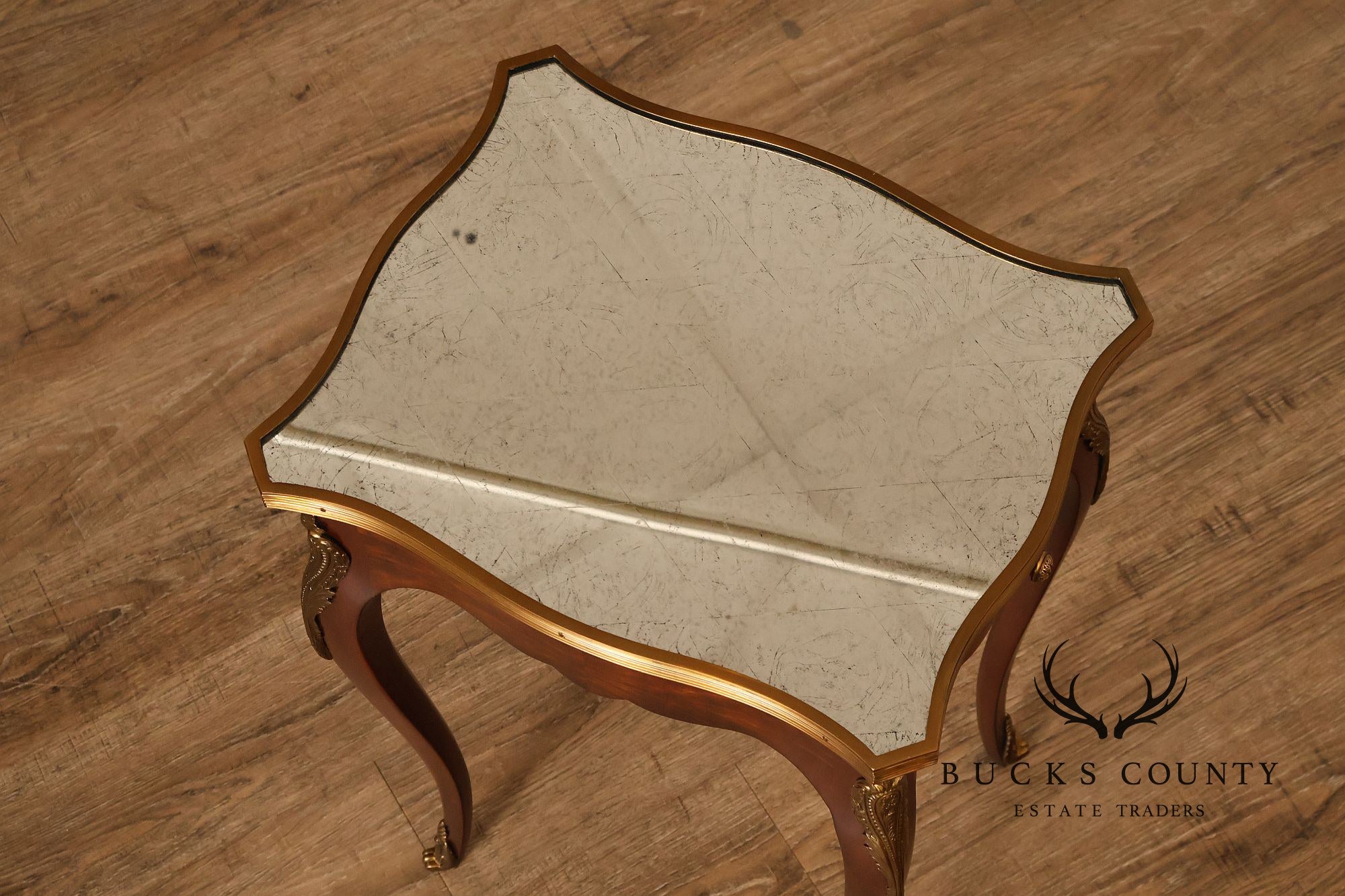 Theodore Alexander 18th Century Style Mahogany Lamp Table