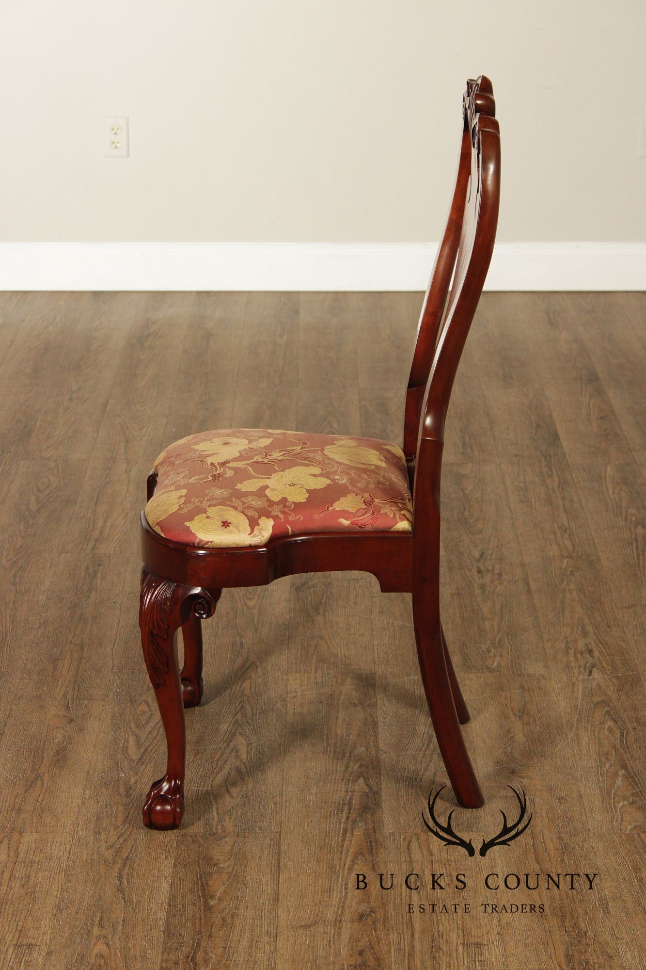 Kindel Winterthur Collection Set Of Six Carved Dining Chairs