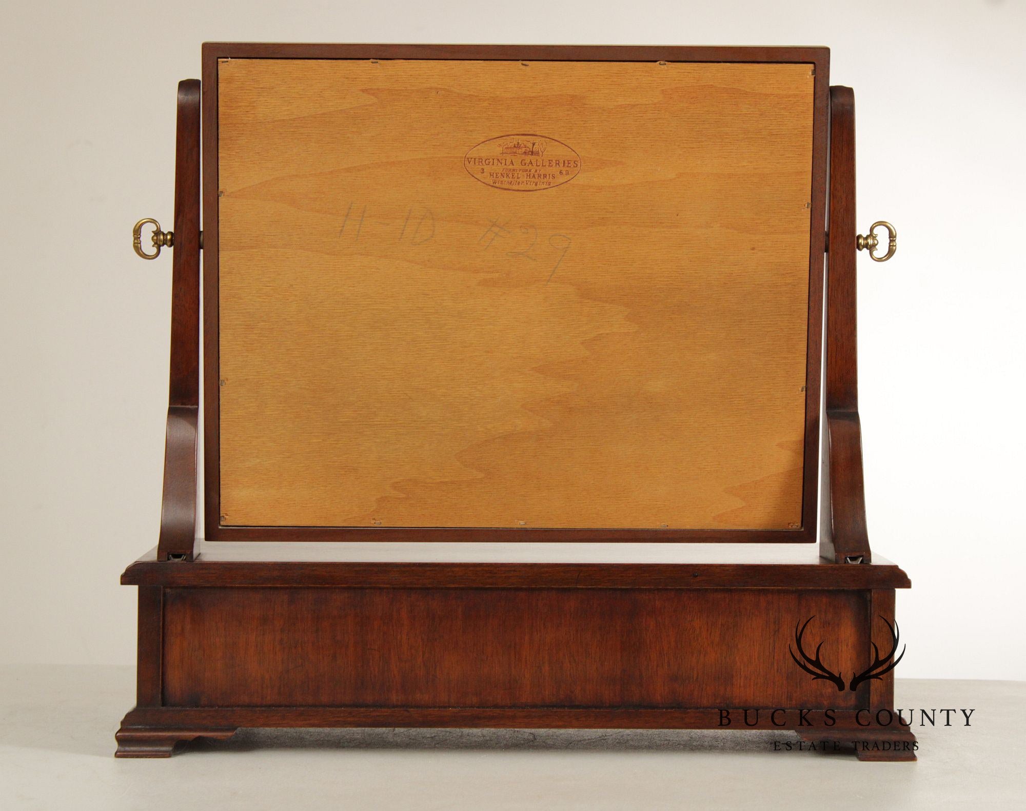 Henkel Harris Mahogany Shaving Mirror