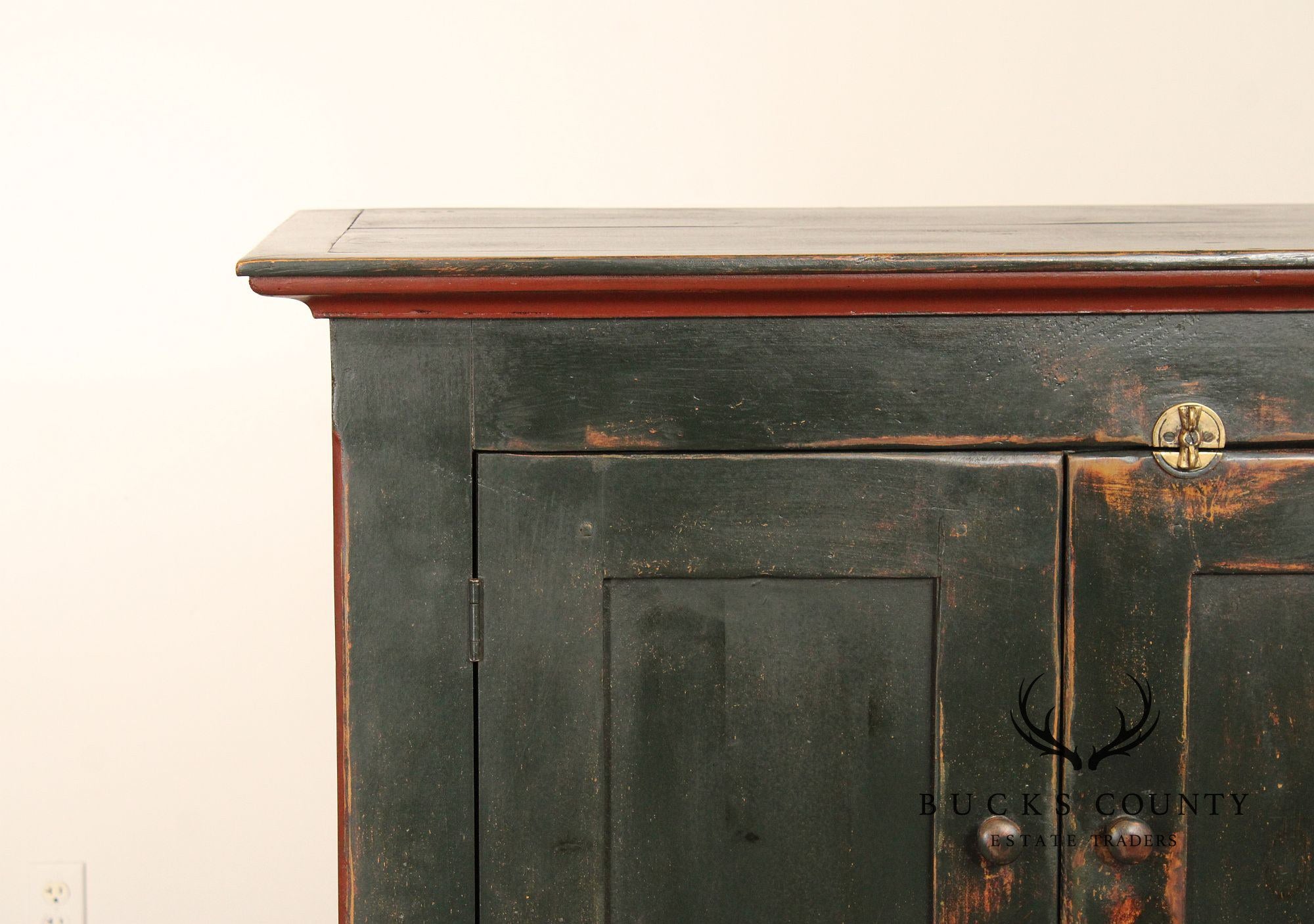 Oley Valley Reproductions Distress Painted Cupboard