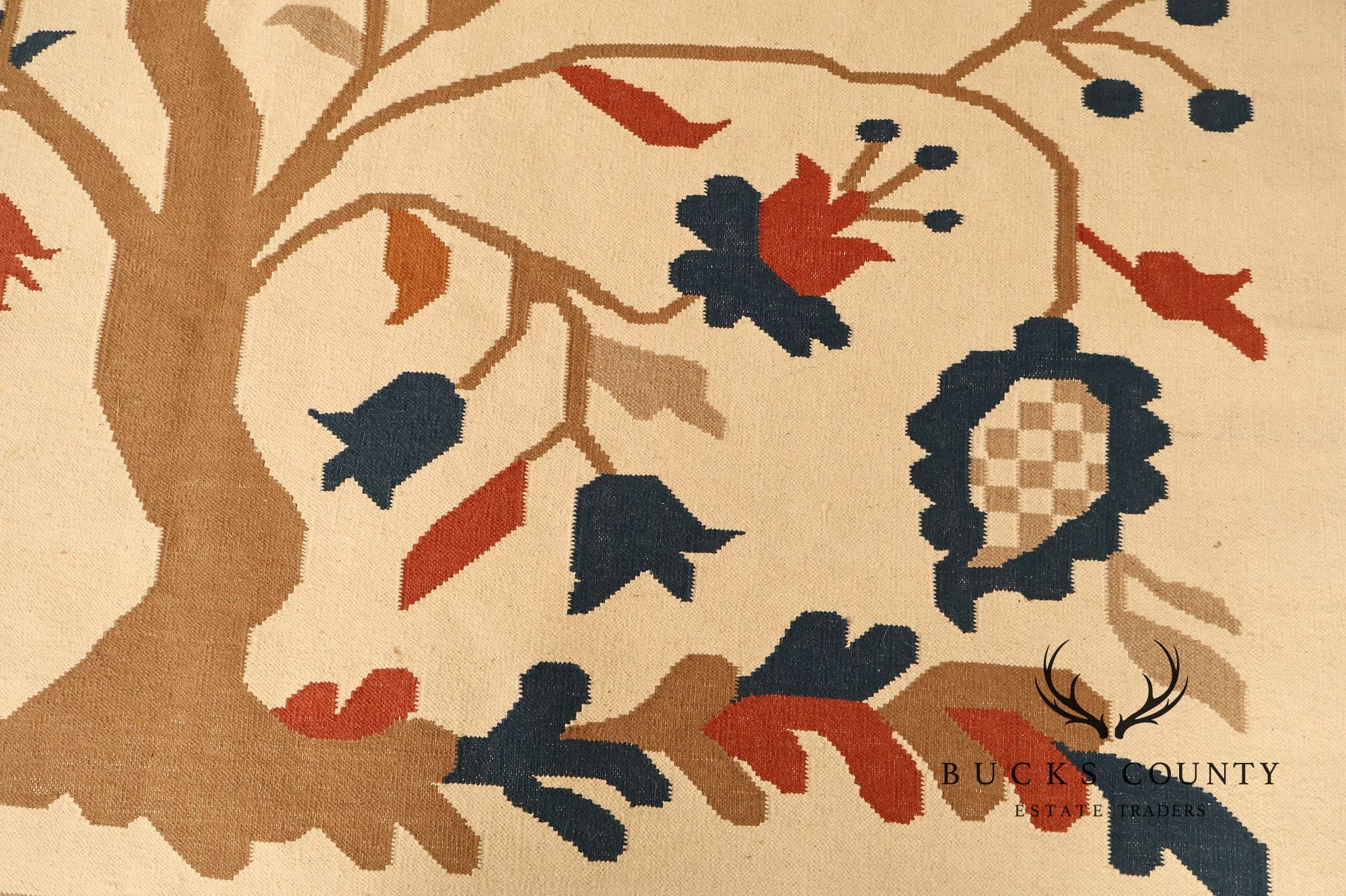 Capel Folk Art Style Tree of Life Area Rug