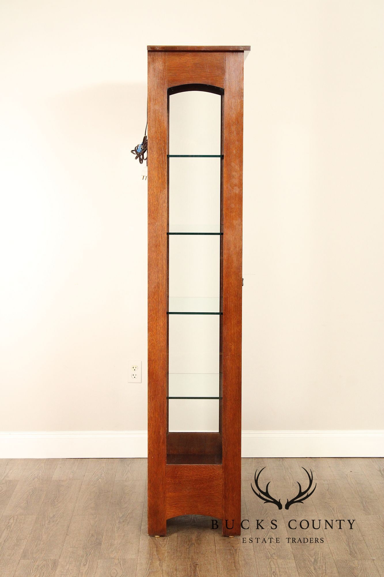 Stickley Mission Collection Oak Display Cabinet
