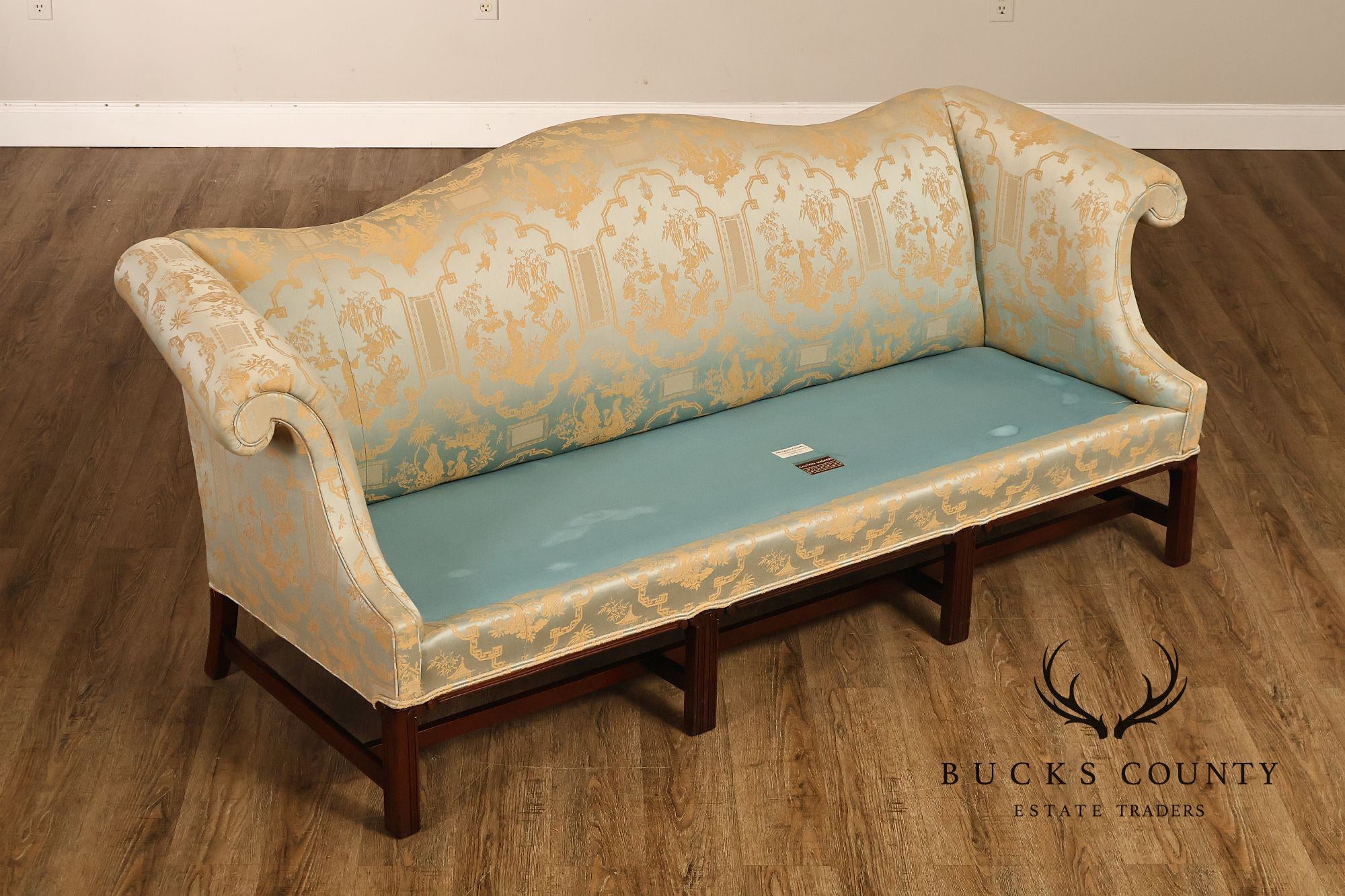 Hickory Chair Chippendale Style Mahogany Sofa