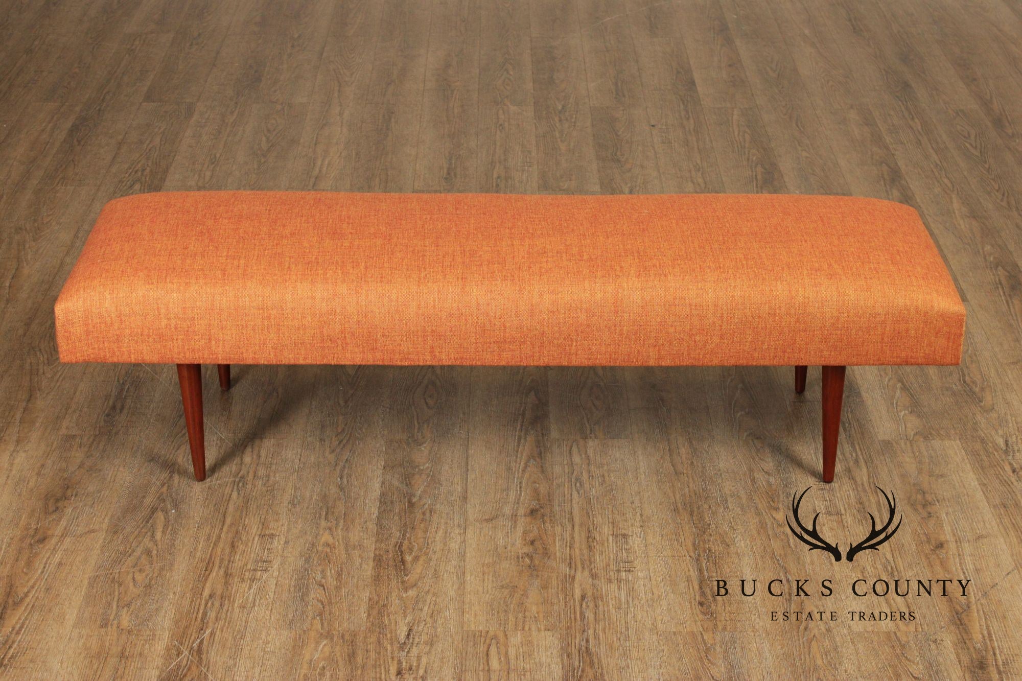 Mid Century Modern Upholstered Window Bench