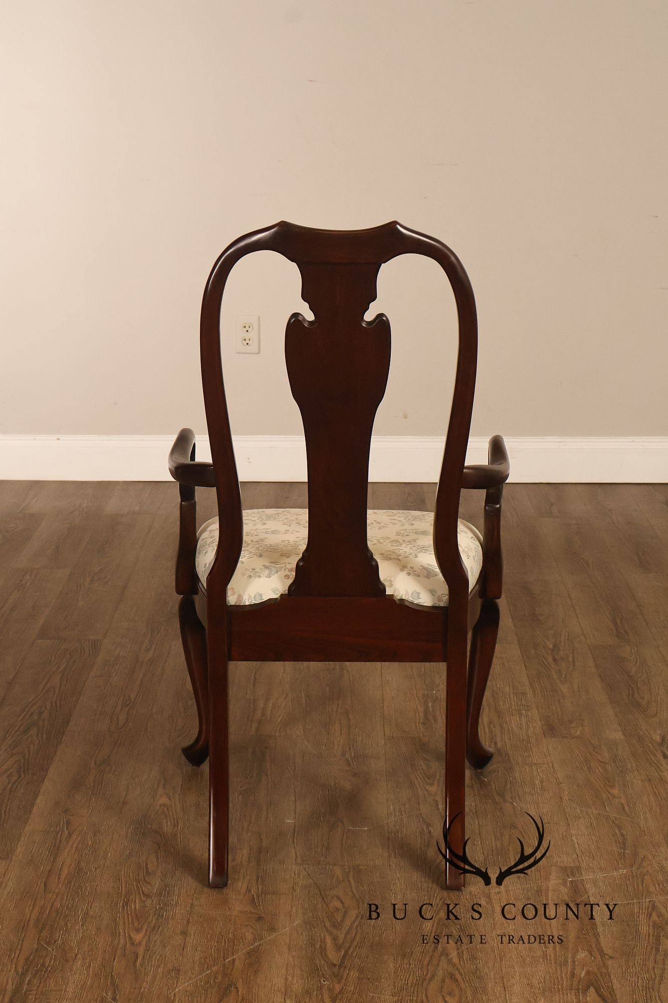 Harden Queen Anne Style Set of Six Cherry Dining Chairs