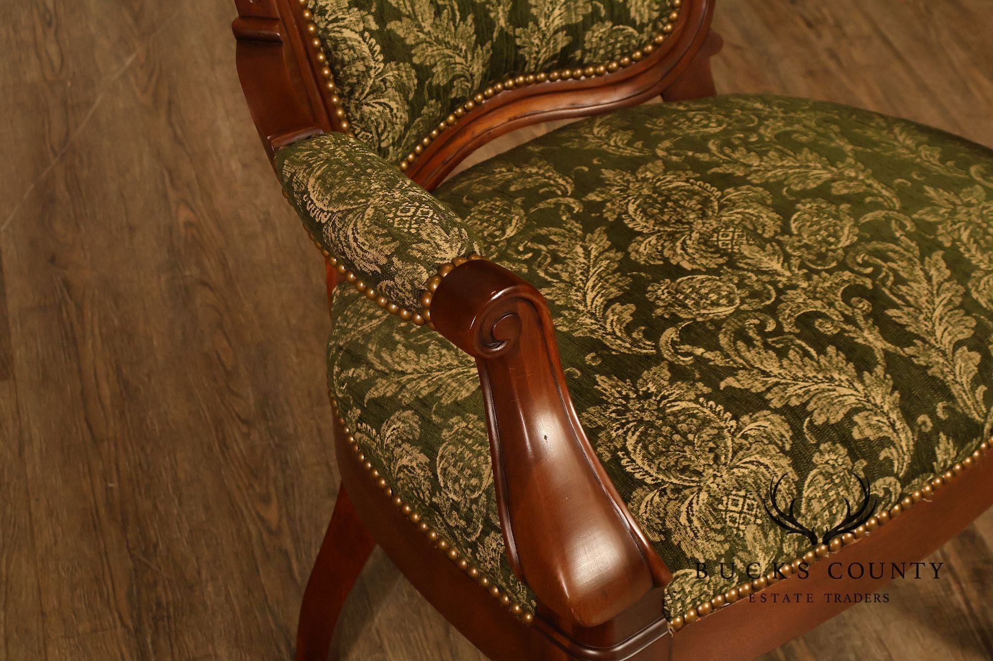 Henredon English Regency Style Set of Eight Mahogany Dining Chairs